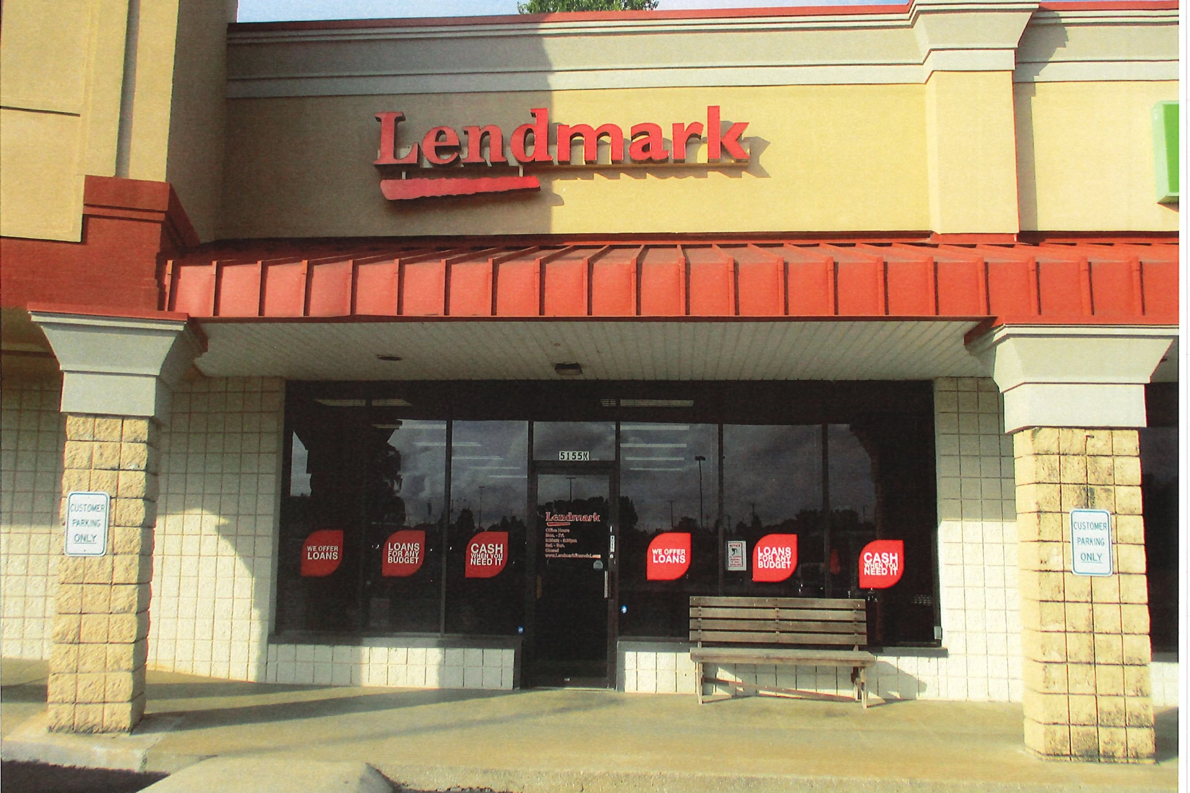 Exterior view of the branch location.
