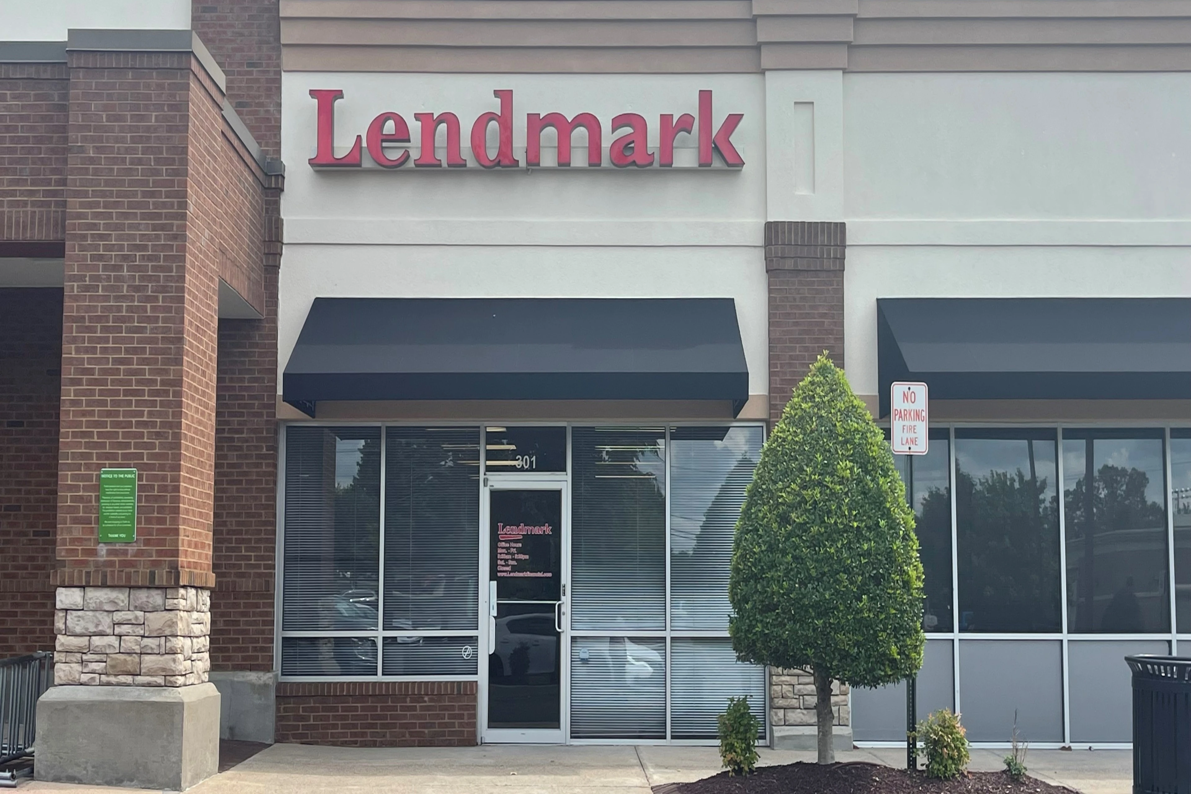 Exterior view of the branch location.