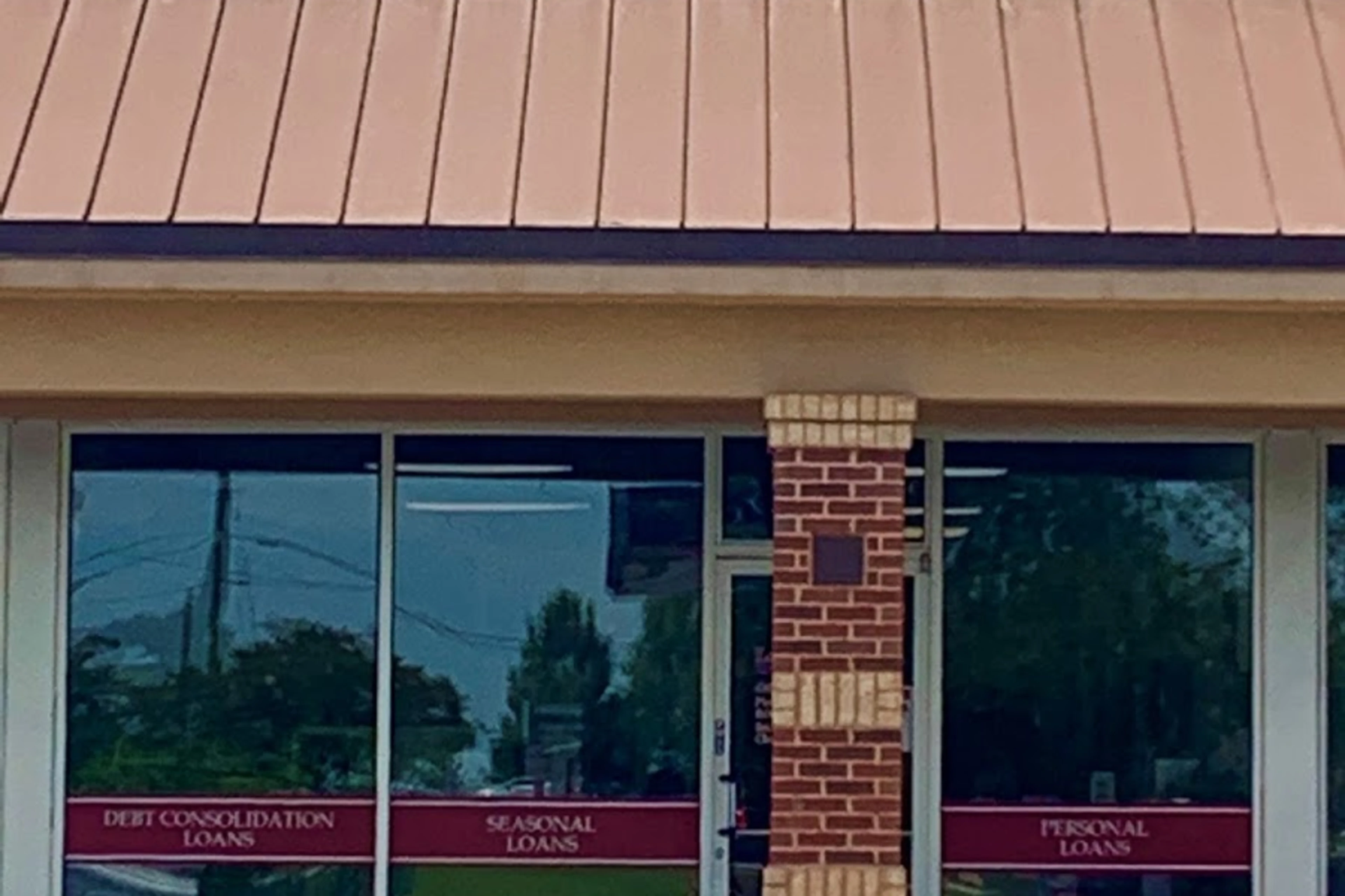 Exterior view of the branch location.