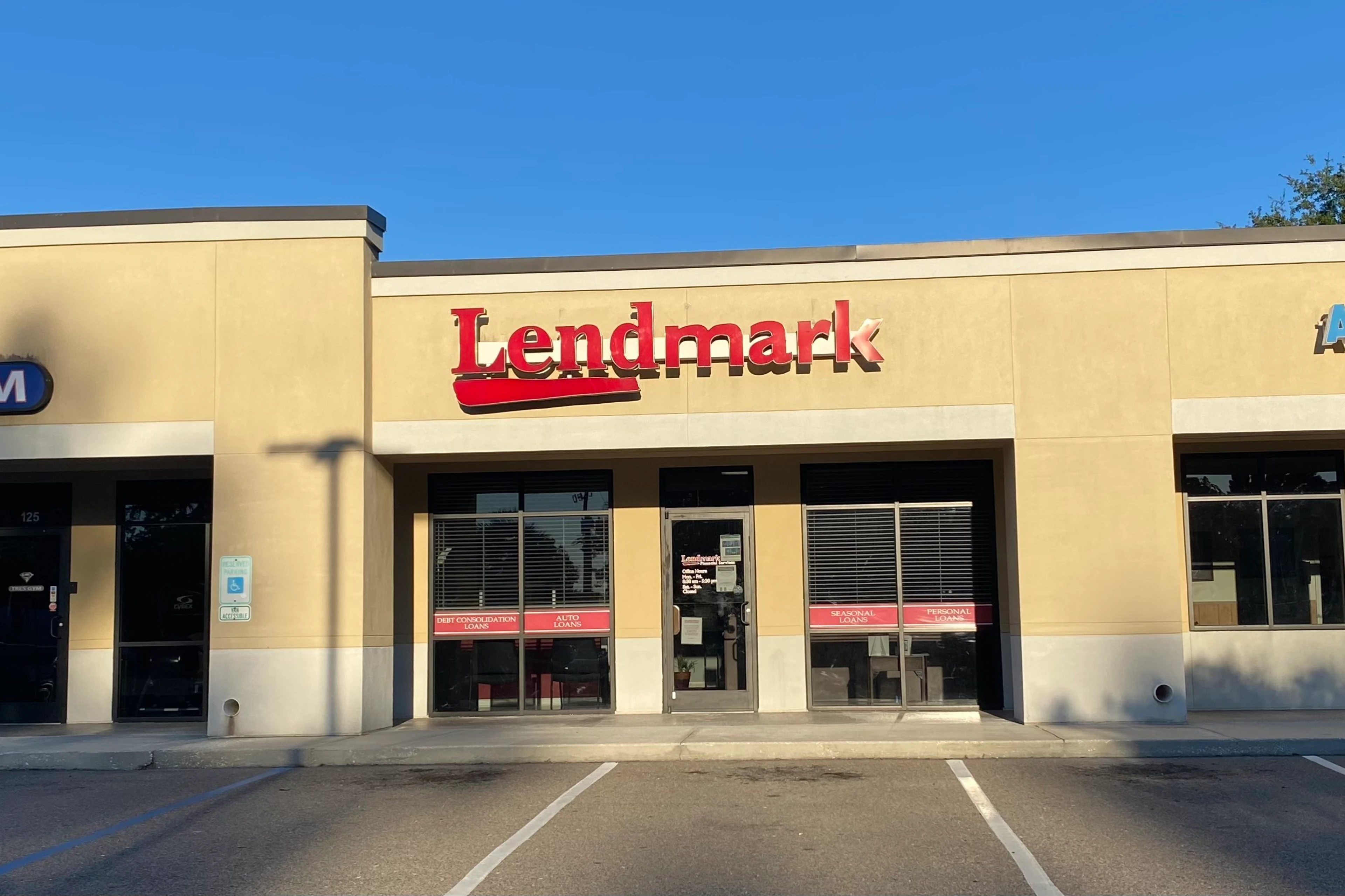 Exterior view of the branch location.