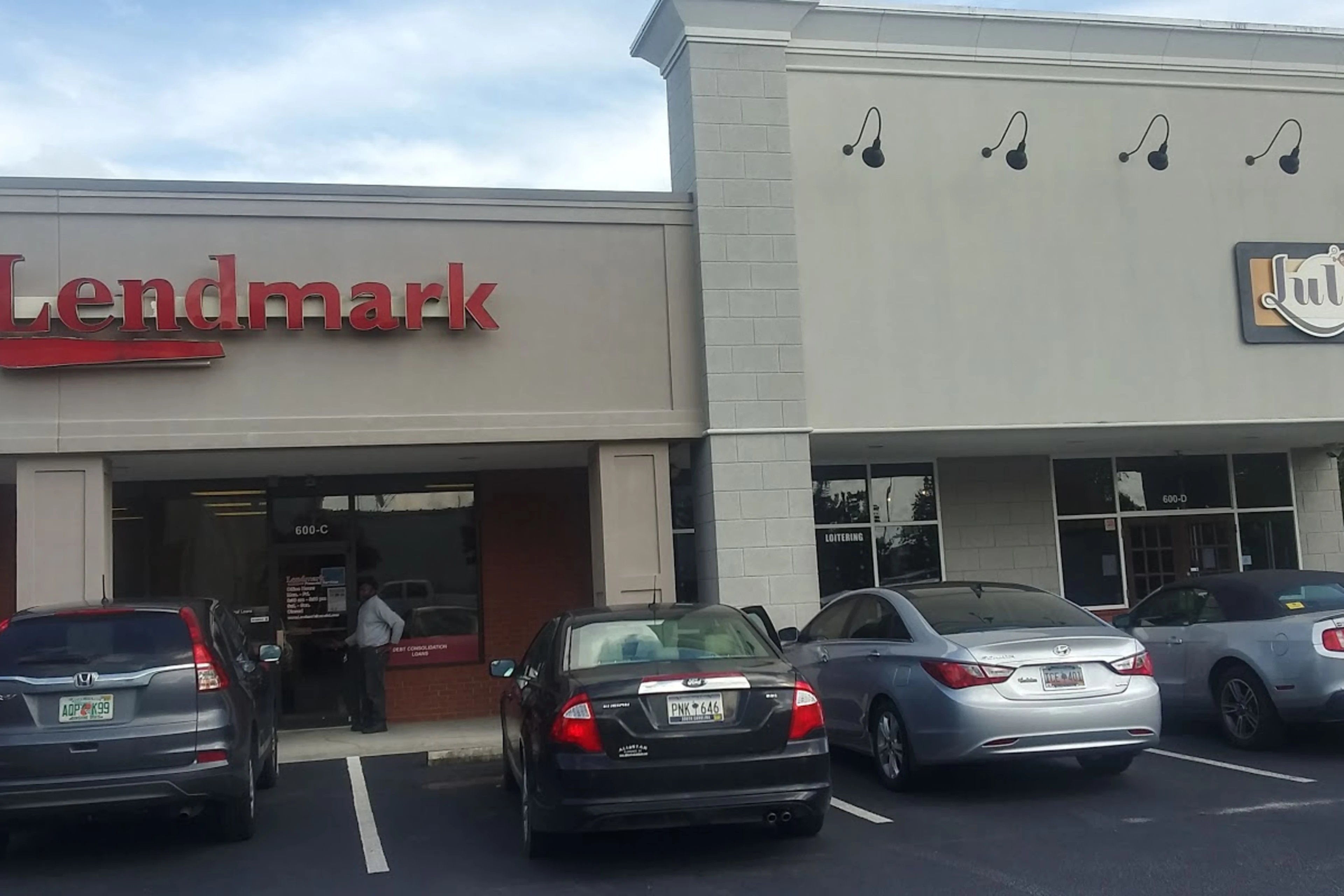 Exterior view of the branch location.