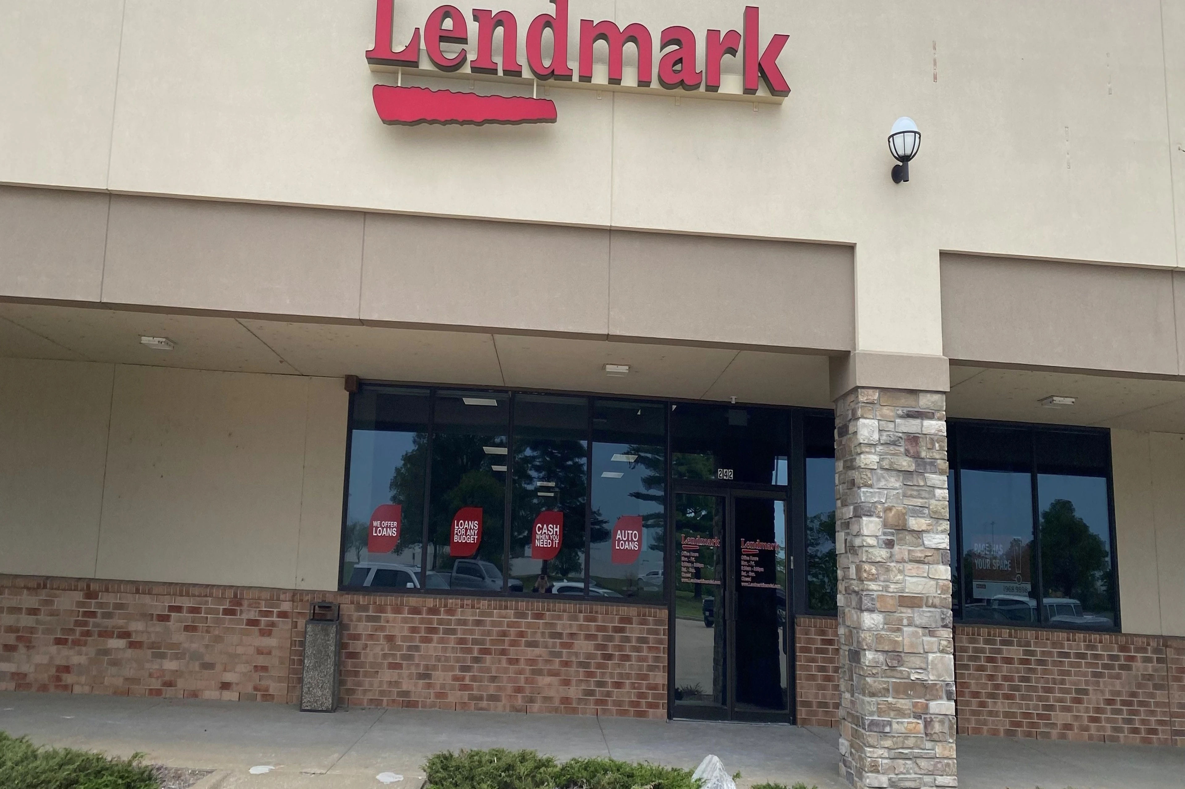 Exterior view of the branch location.