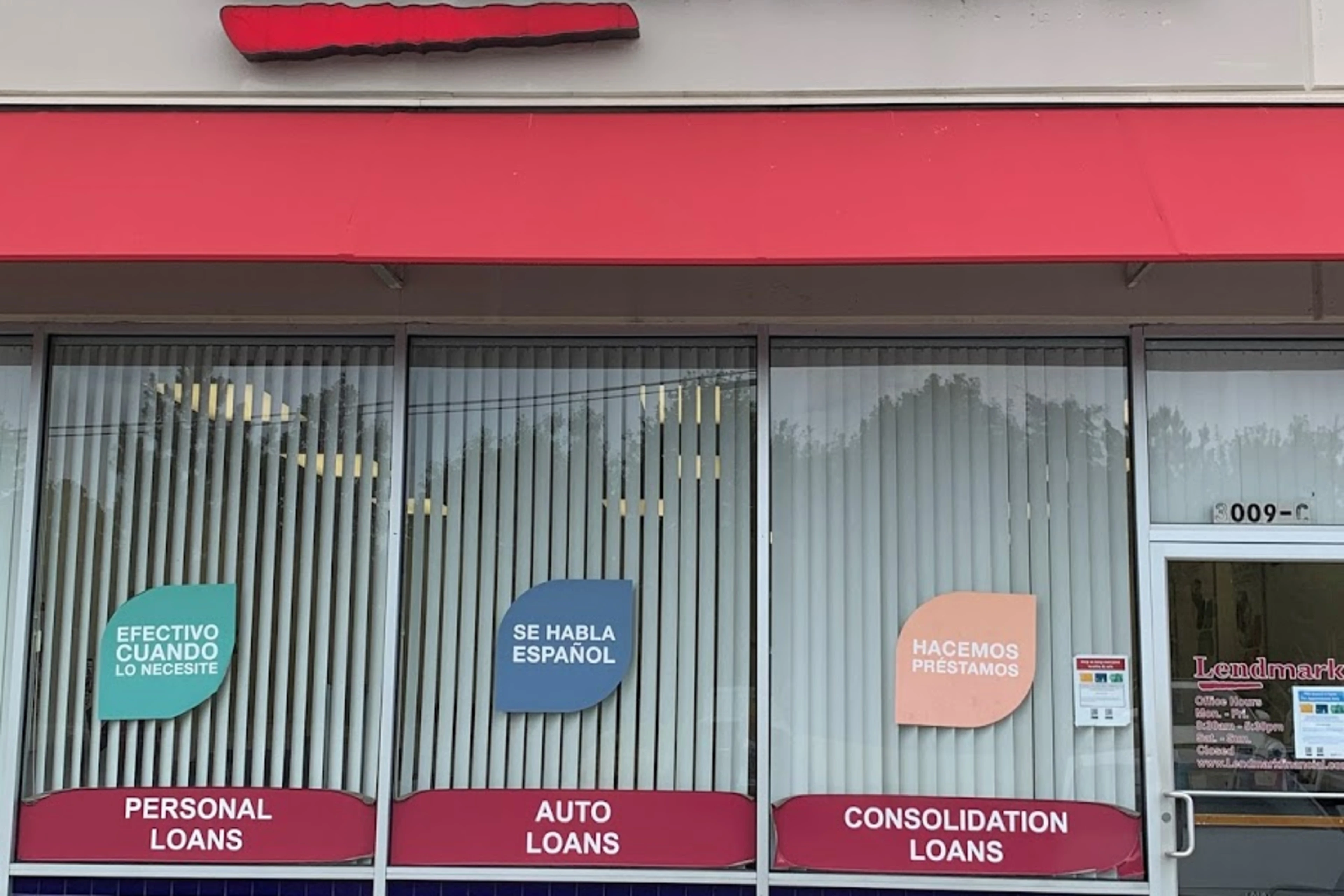 Exterior view of the branch location.