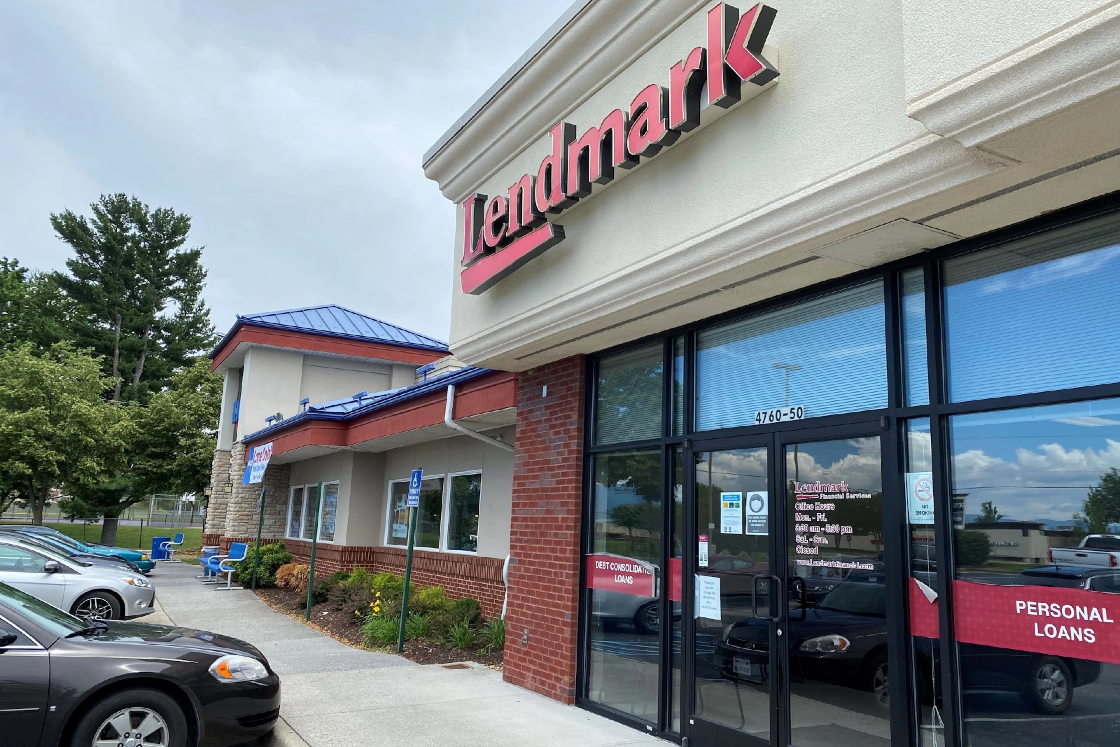 Exterior view of the branch location.