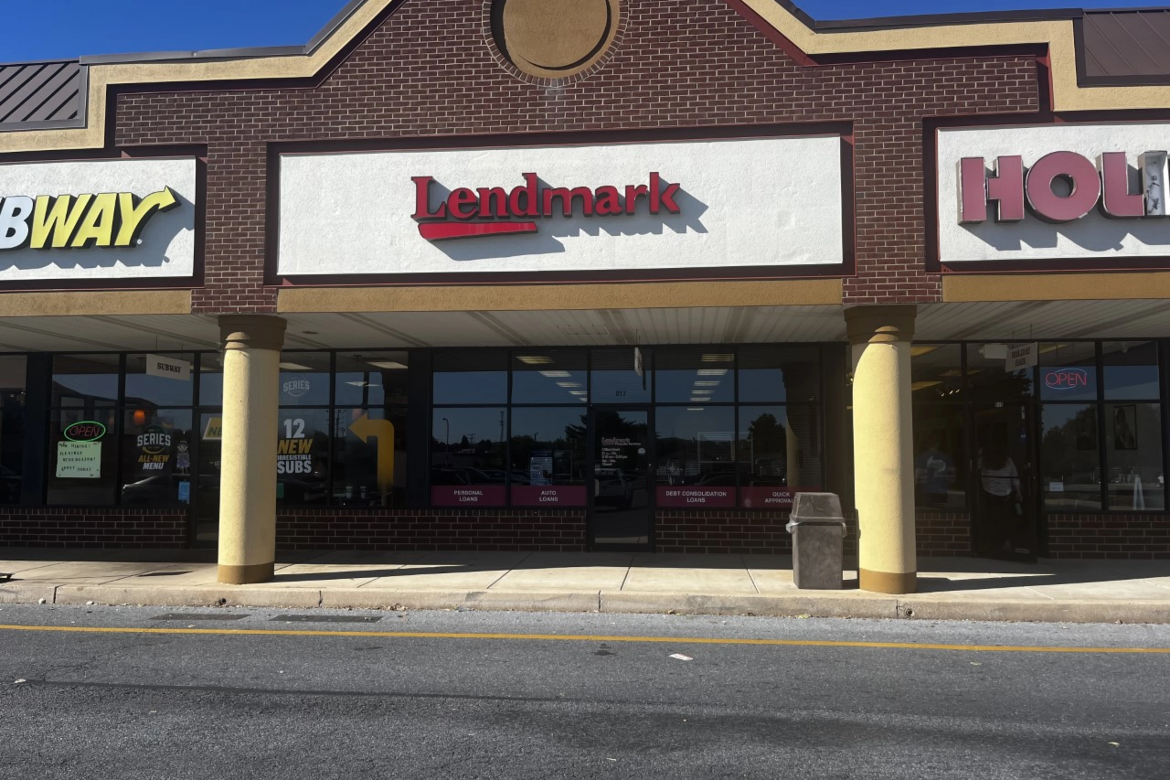 Exterior view of the branch location.