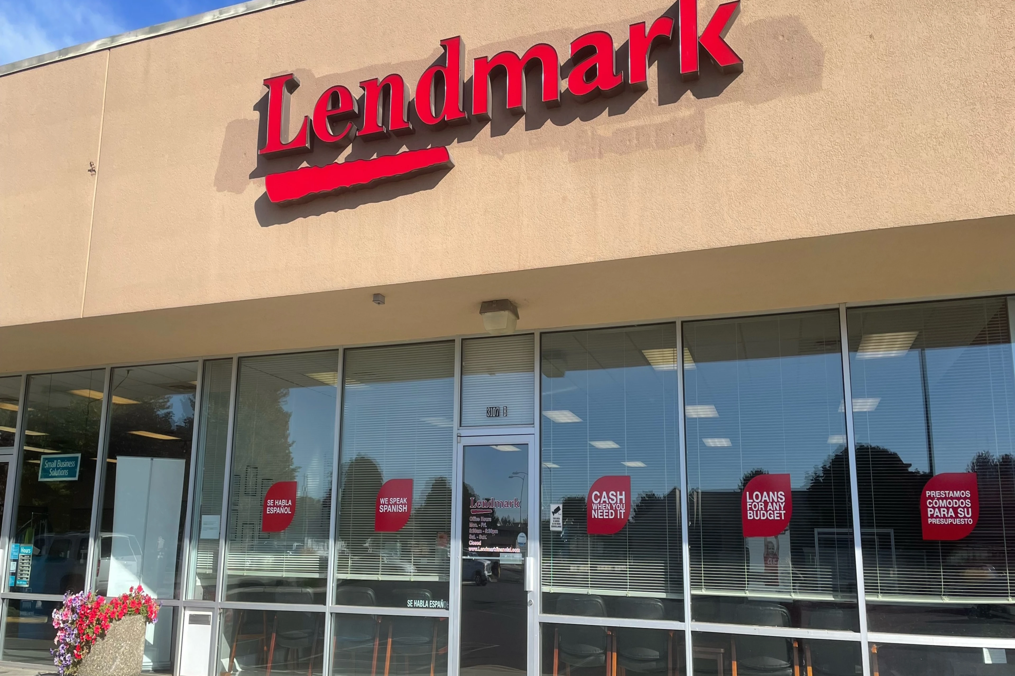 Exterior view of the branch location.