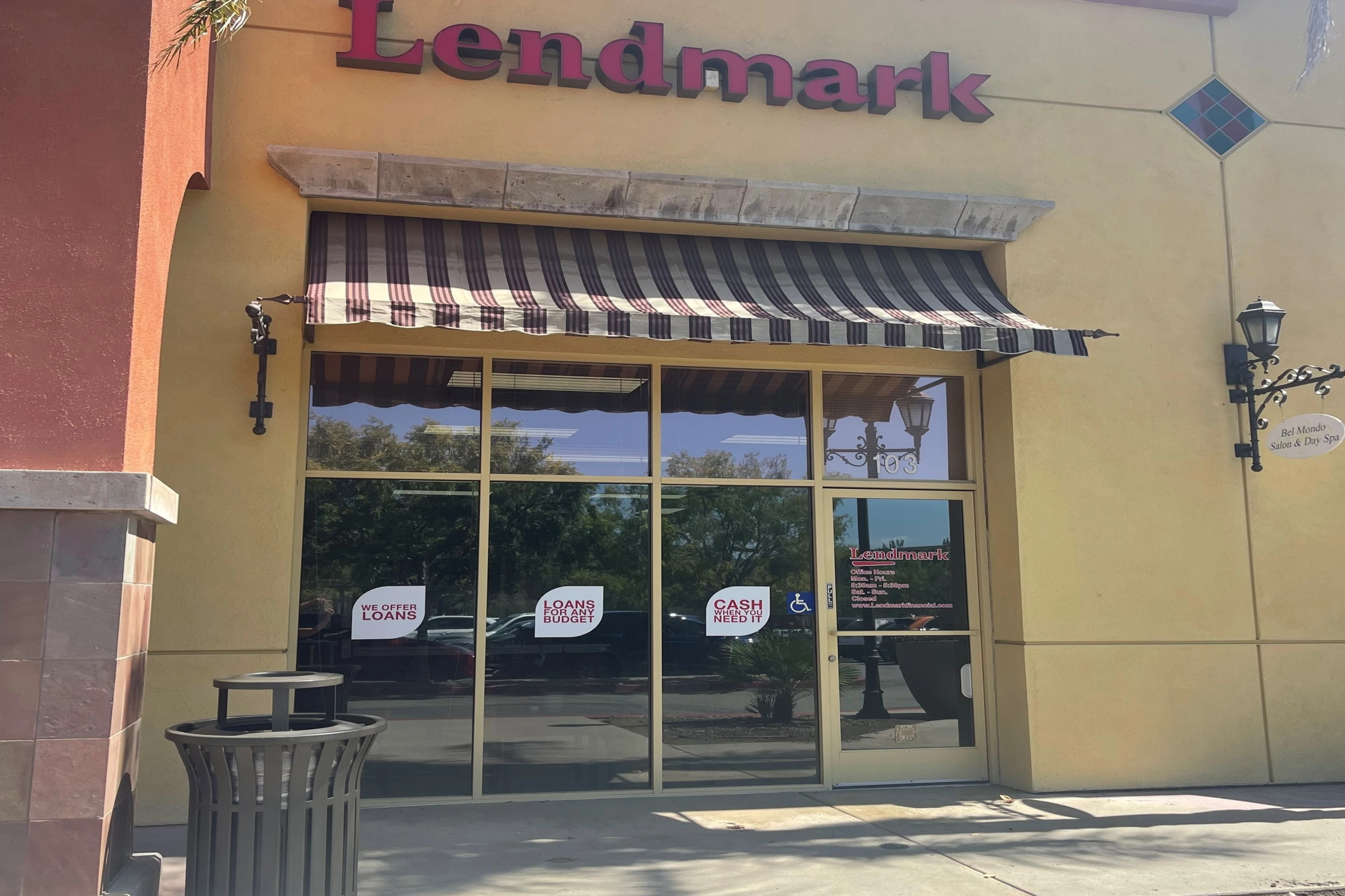 Exterior view of the branch location.