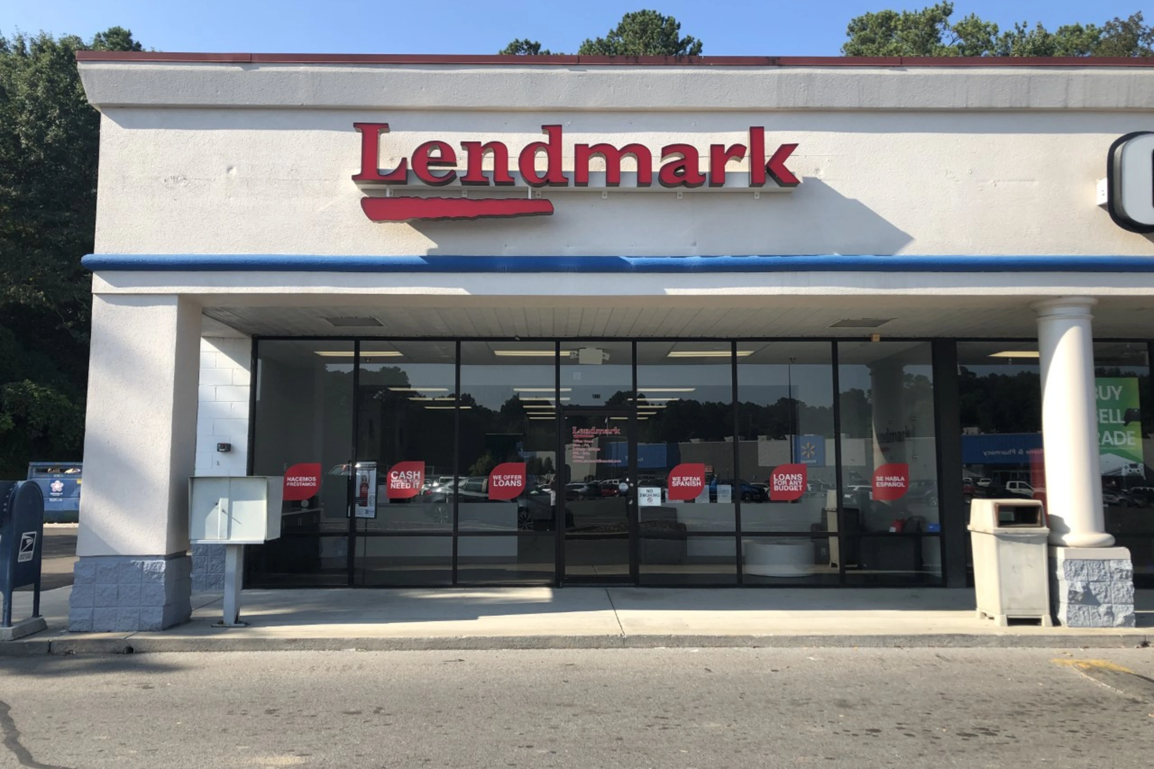 Exterior view of the branch location.