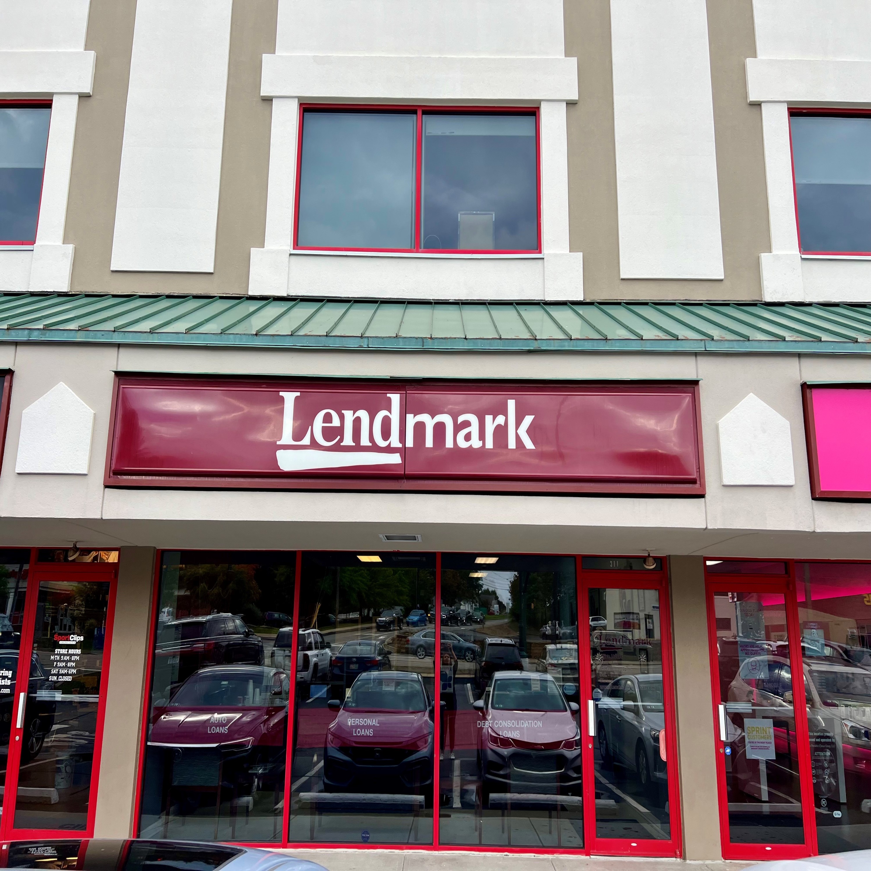 Exterior view of the branch location.