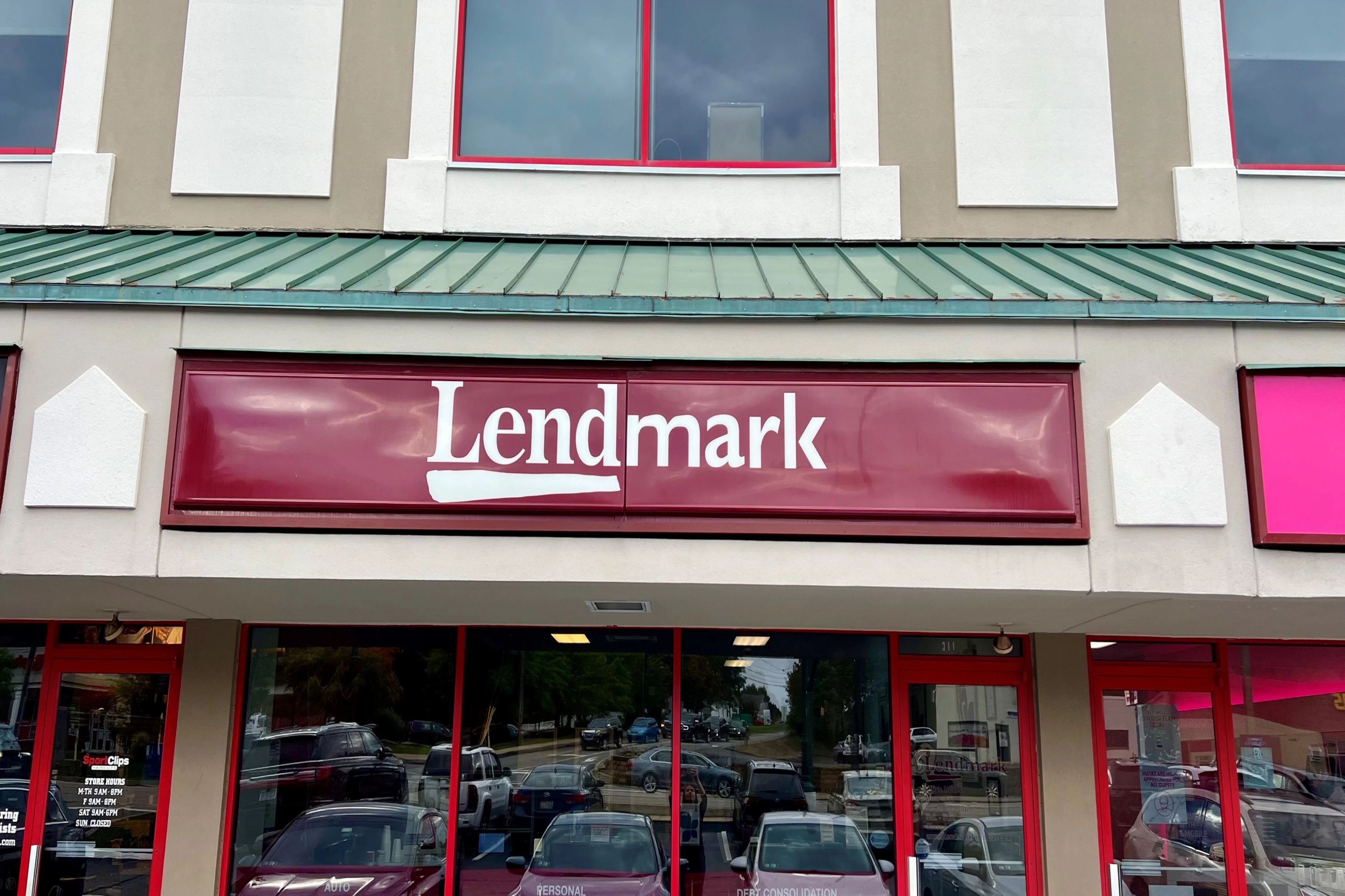 Exterior view of the branch location.