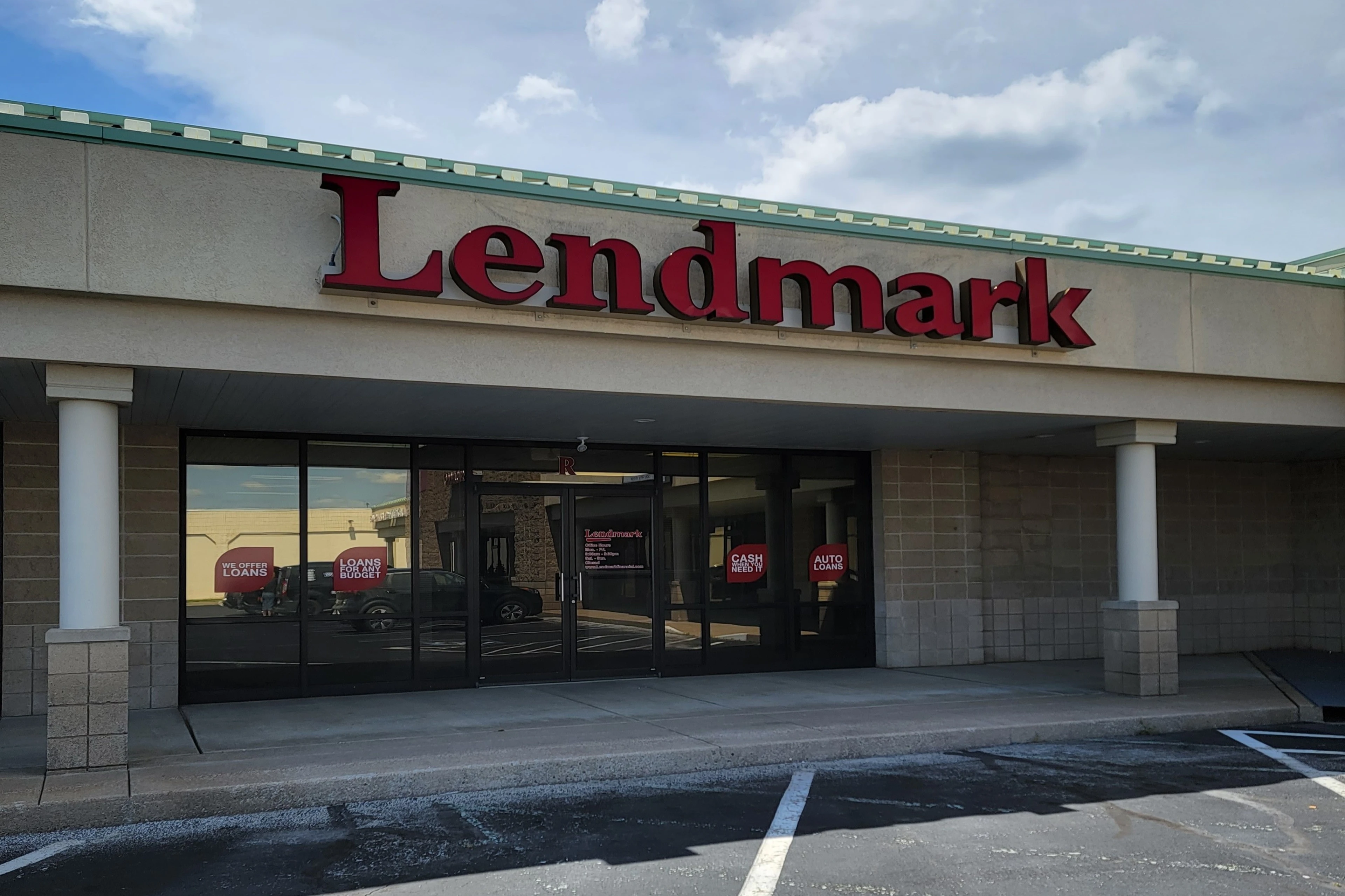 Exterior view of the branch location.