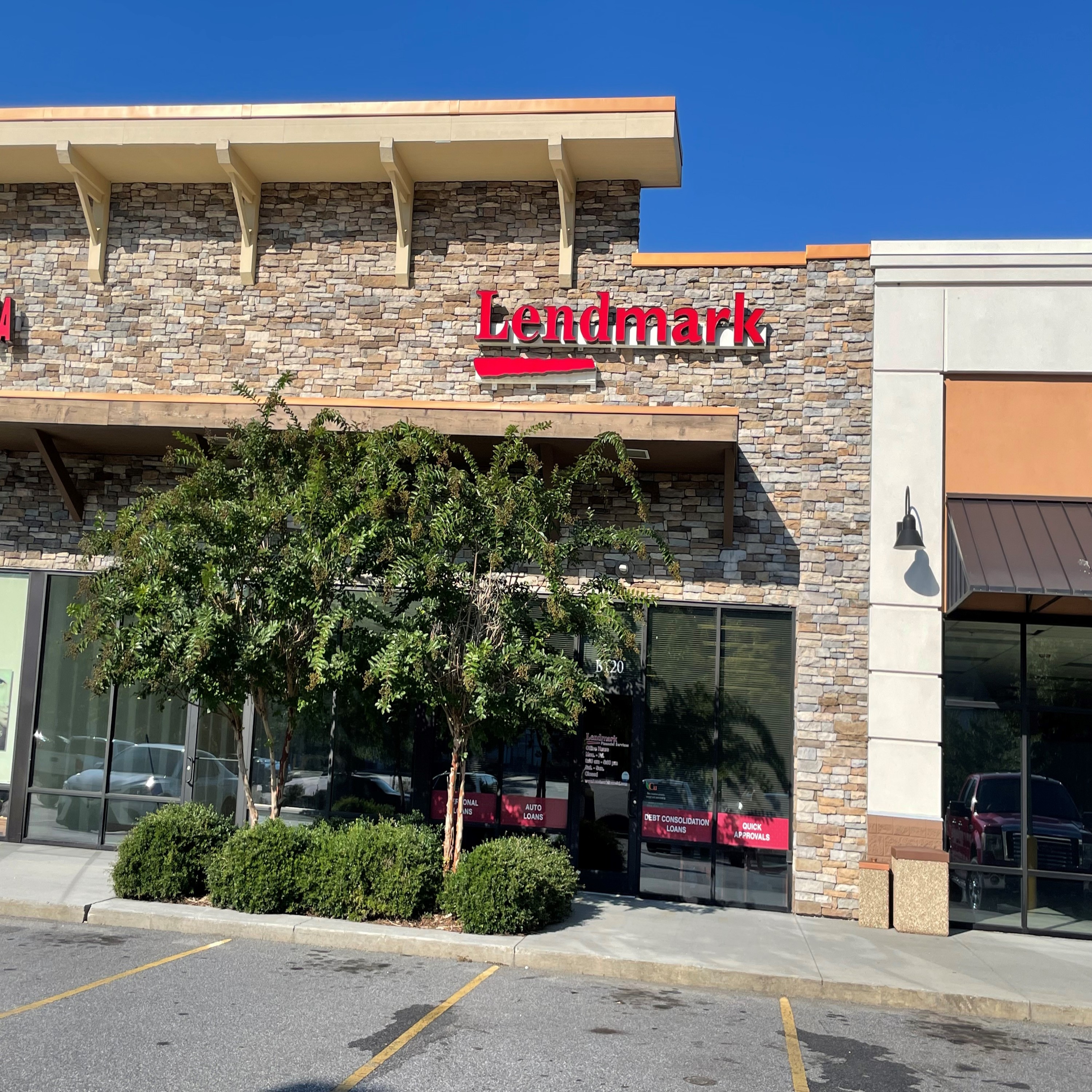 Exterior view of the branch location.