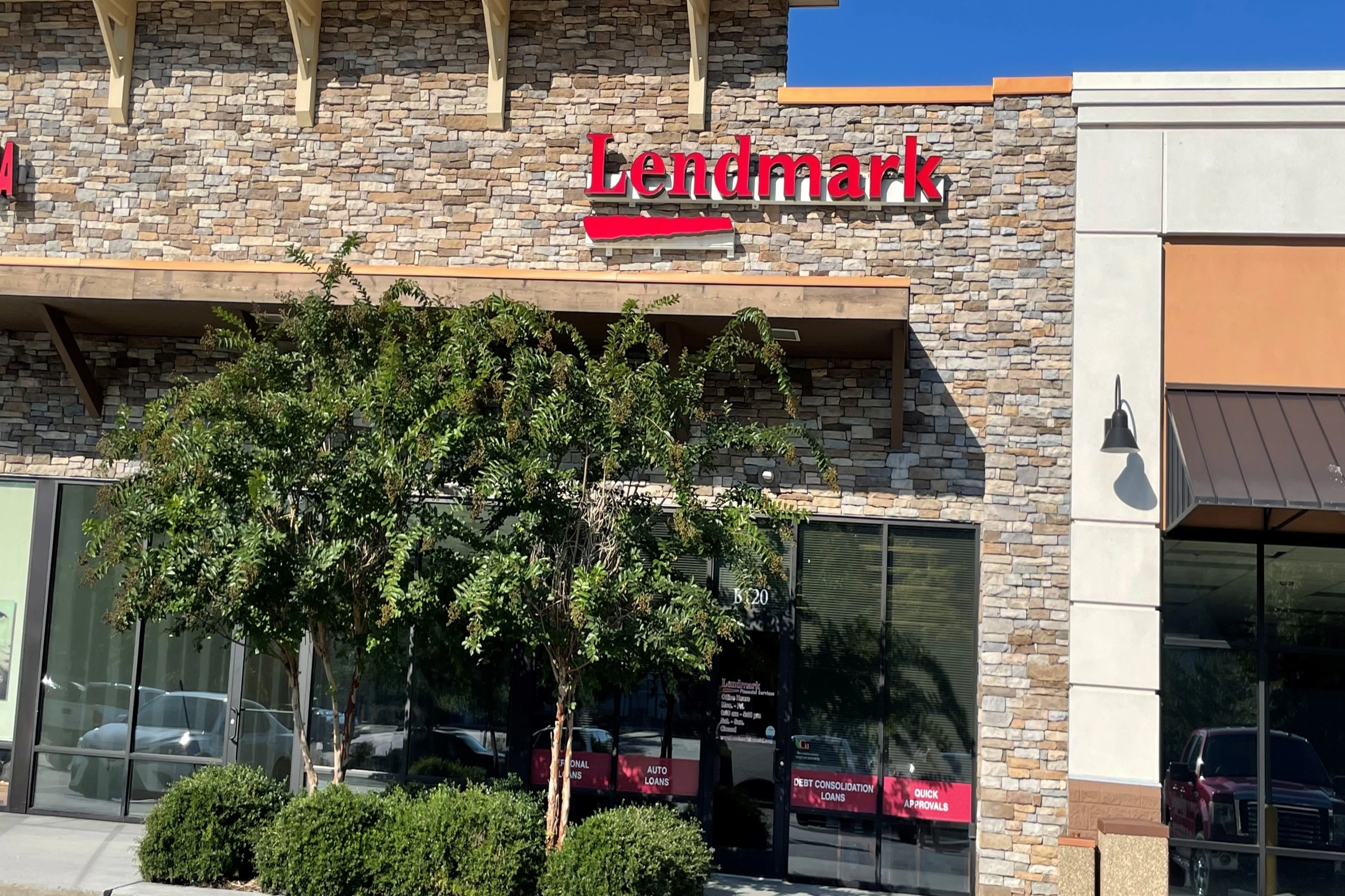 Exterior view of the branch location.