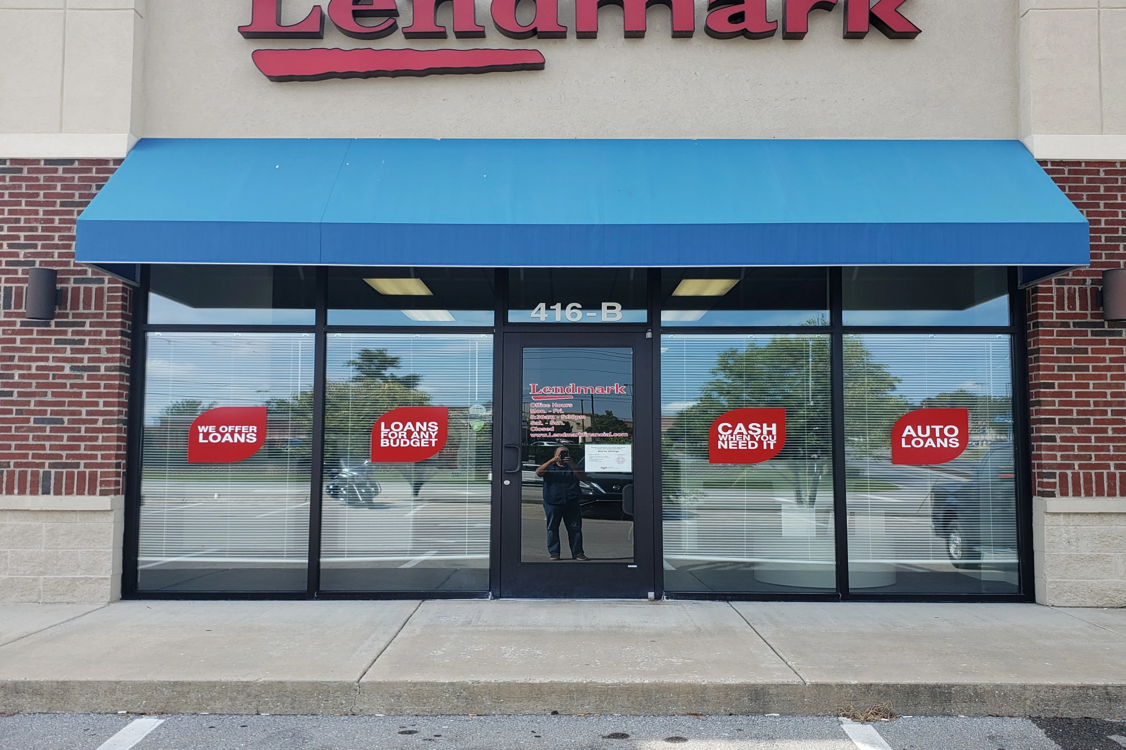 Exterior view of the branch location.