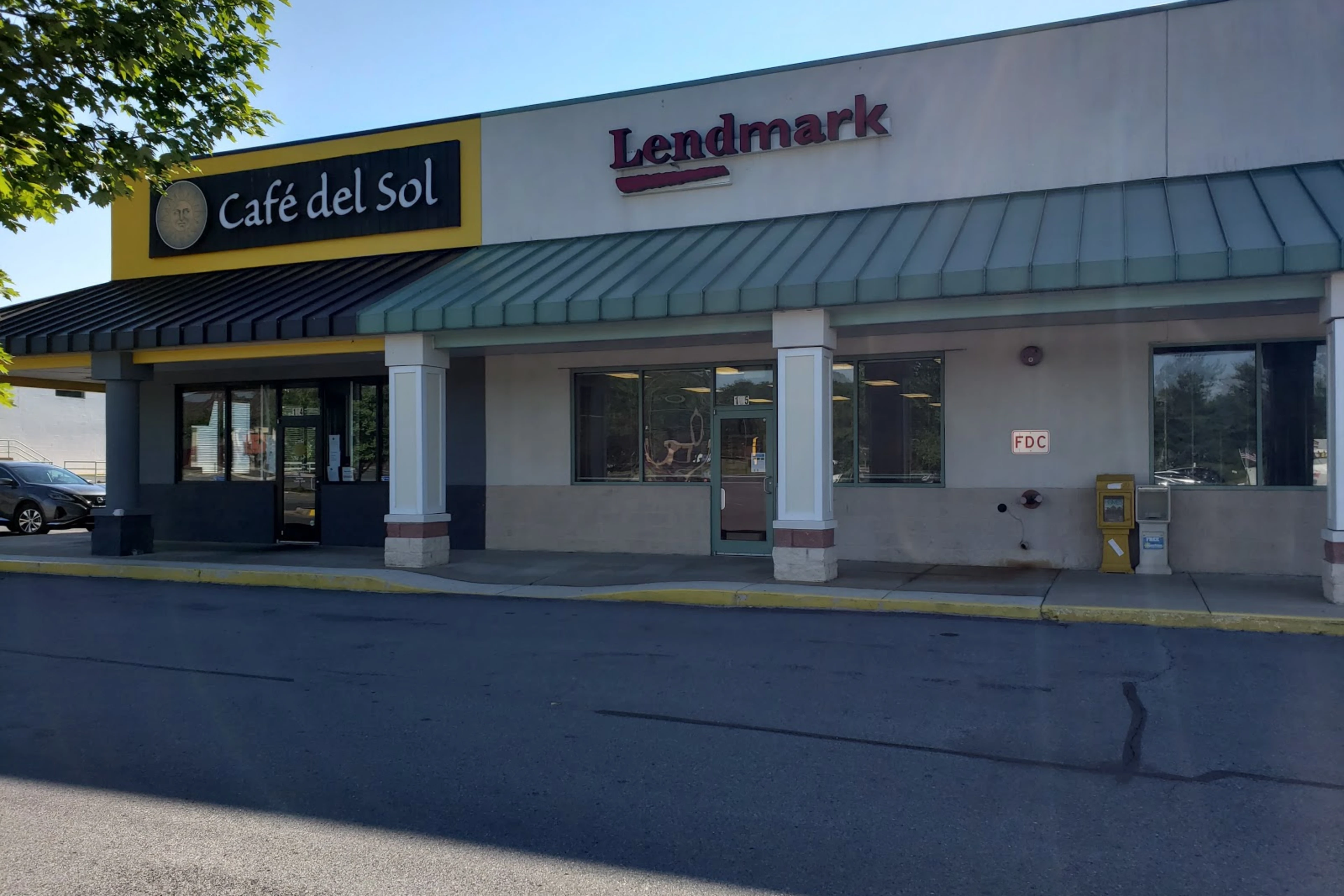Exterior view of the branch location.