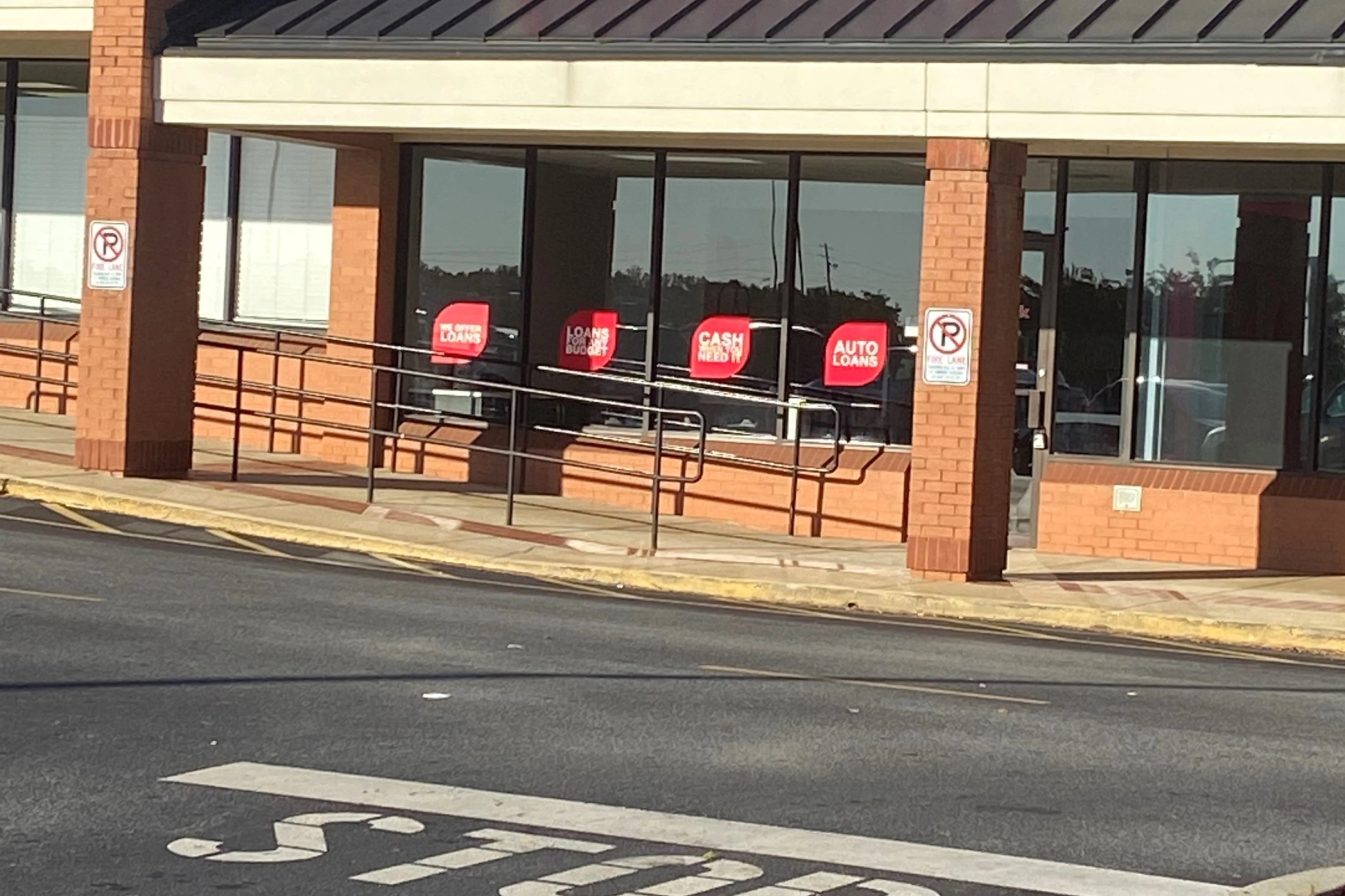 Exterior view of the branch location.