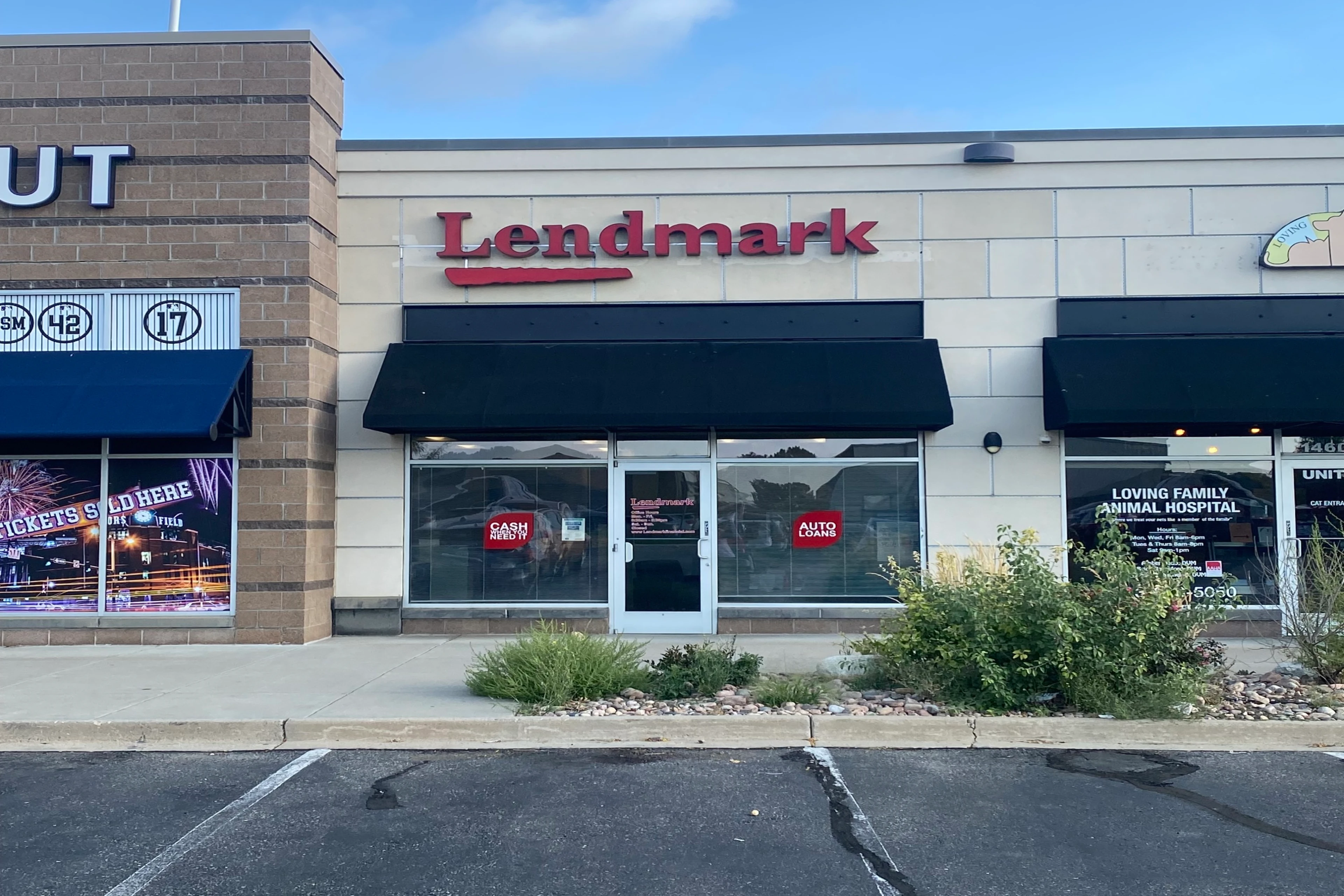 Exterior view of the branch location.