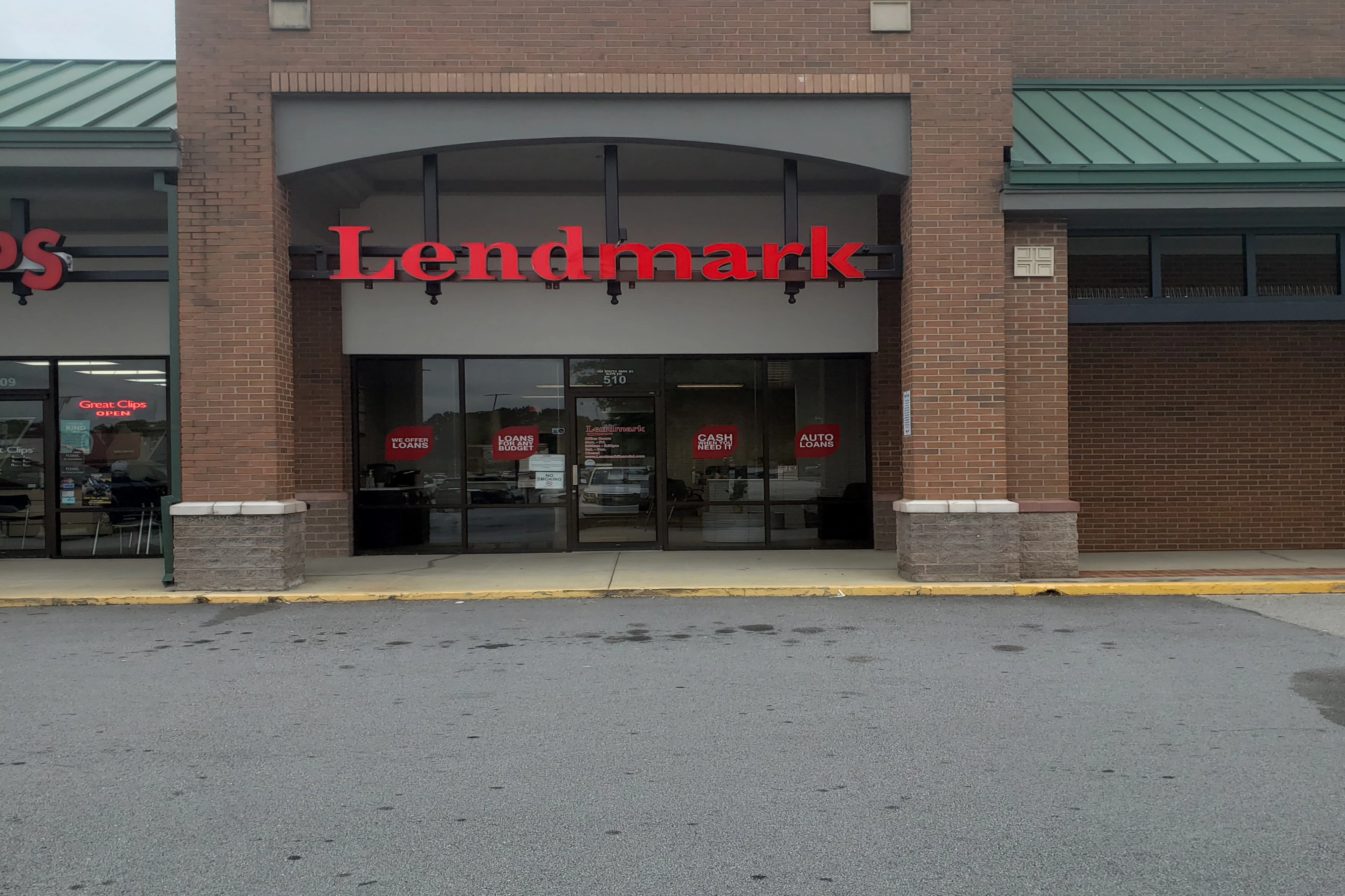 Exterior view of the branch location.