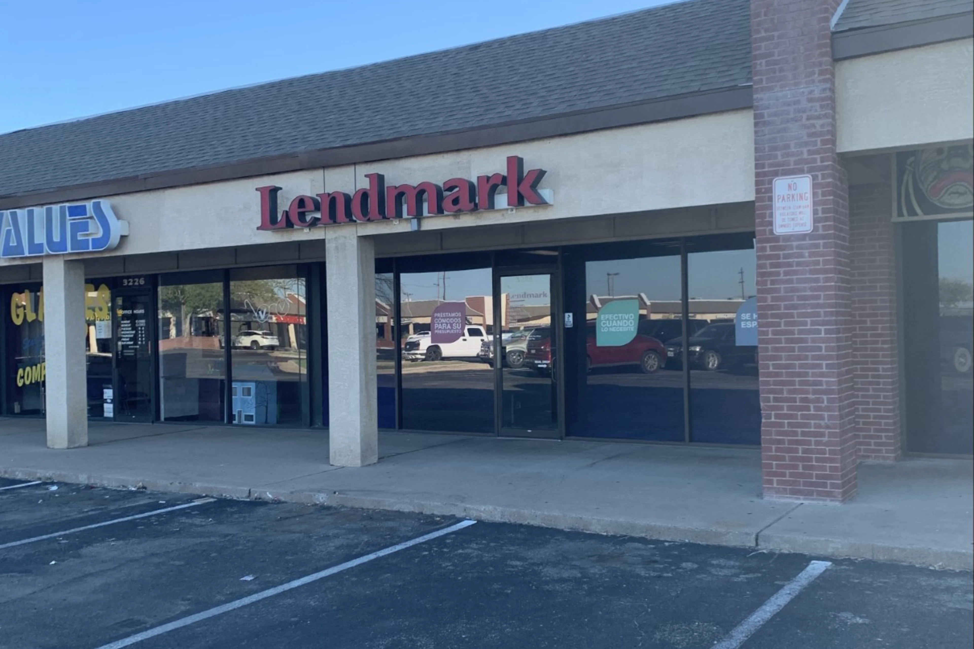 Exterior view of the branch location.