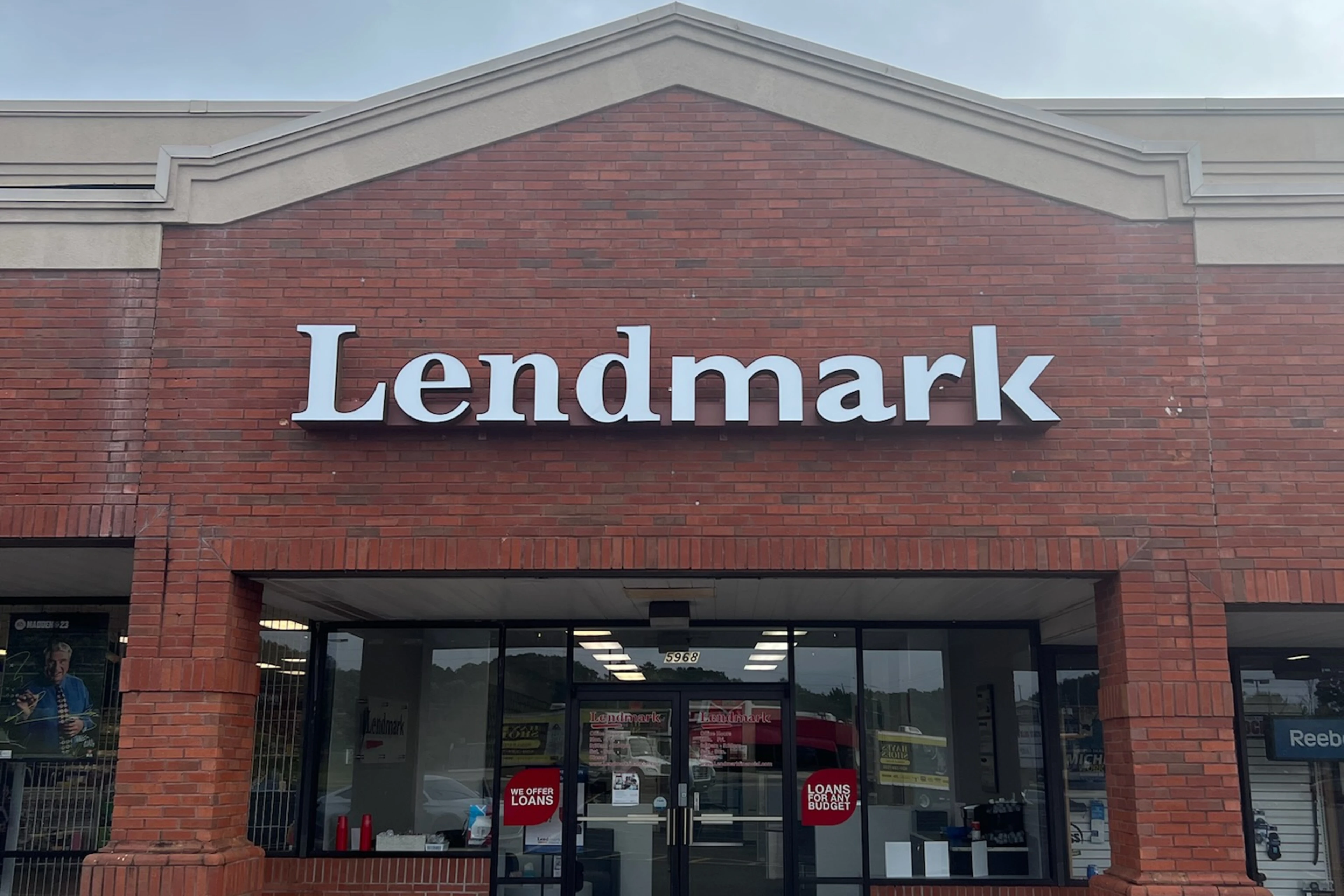 Exterior view of the branch location.