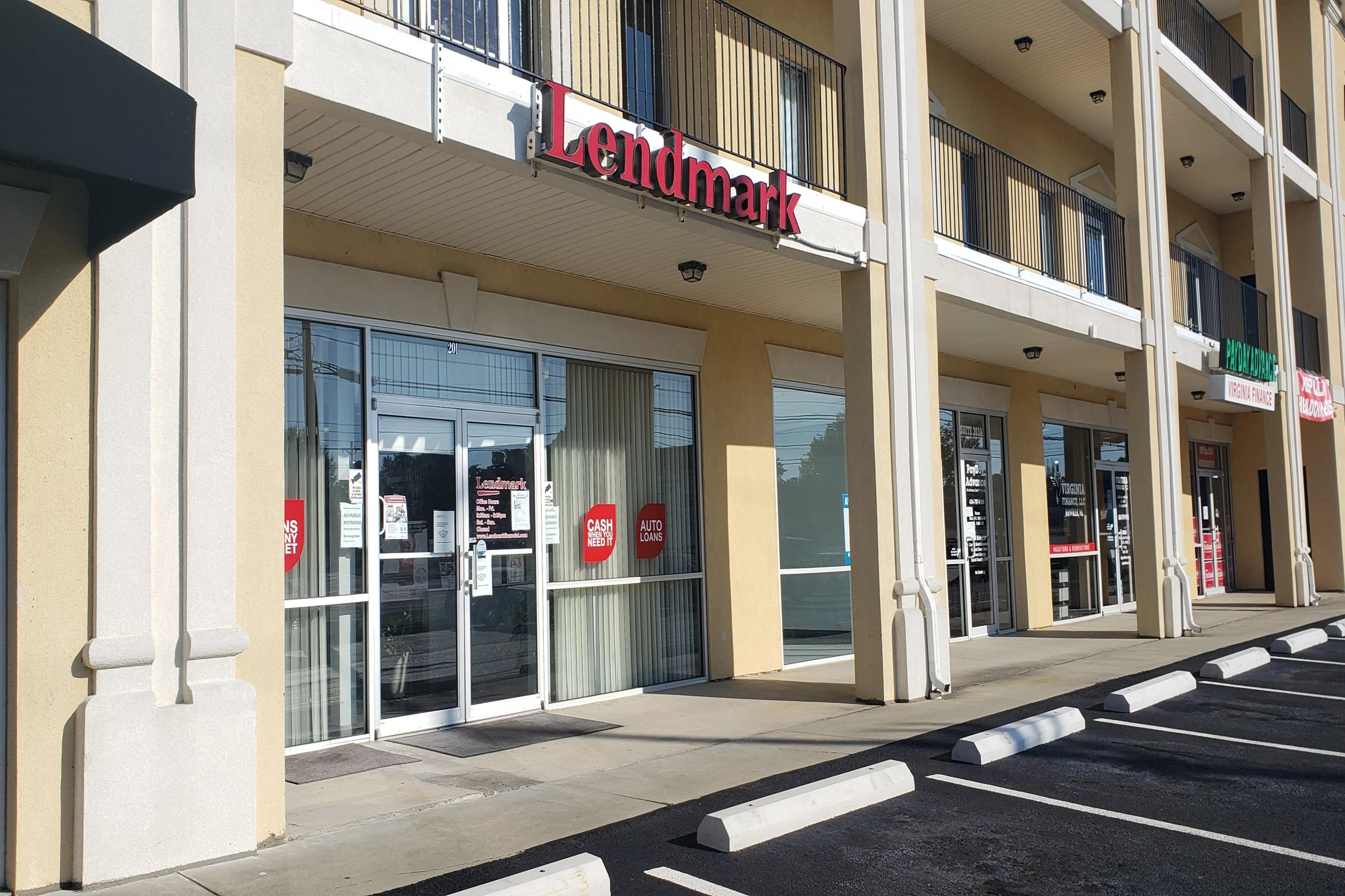 Exterior view of the branch location.