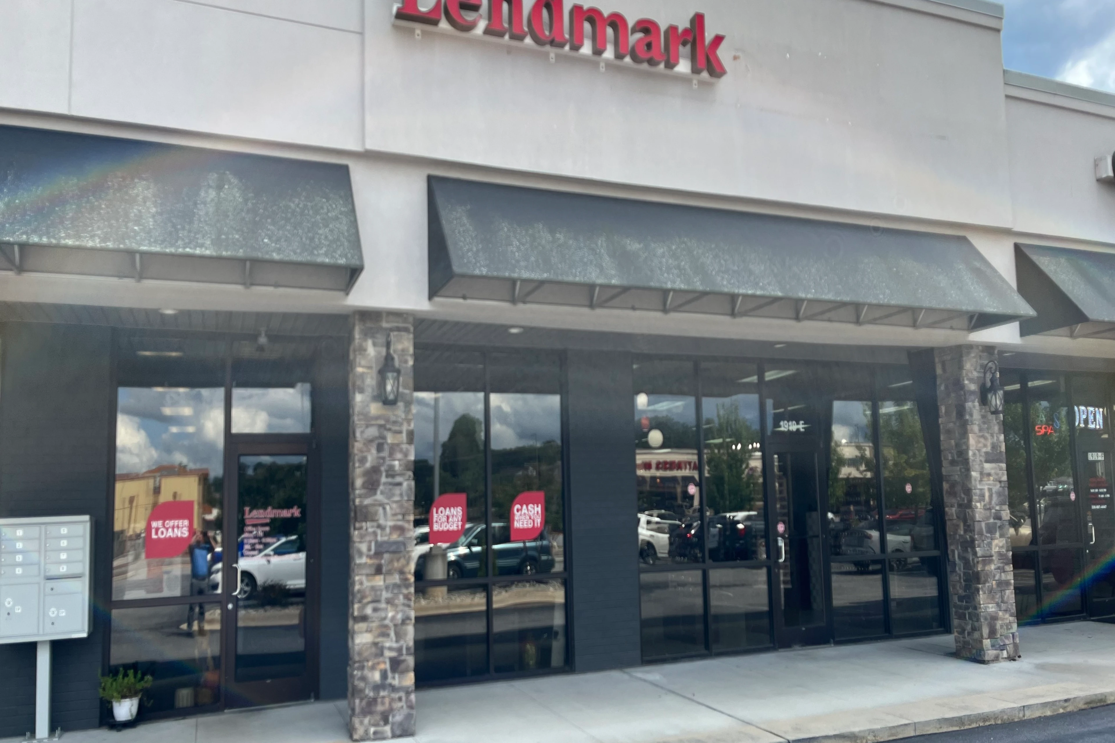 Exterior view of the branch location.