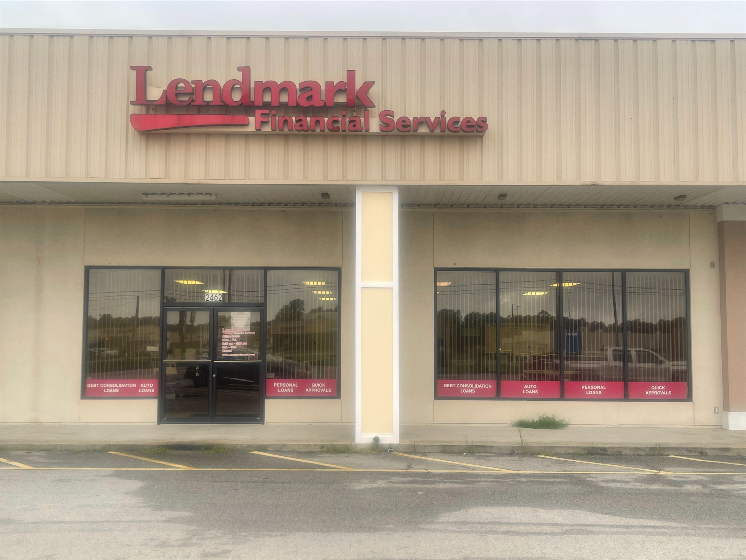 Exterior view of the branch location.