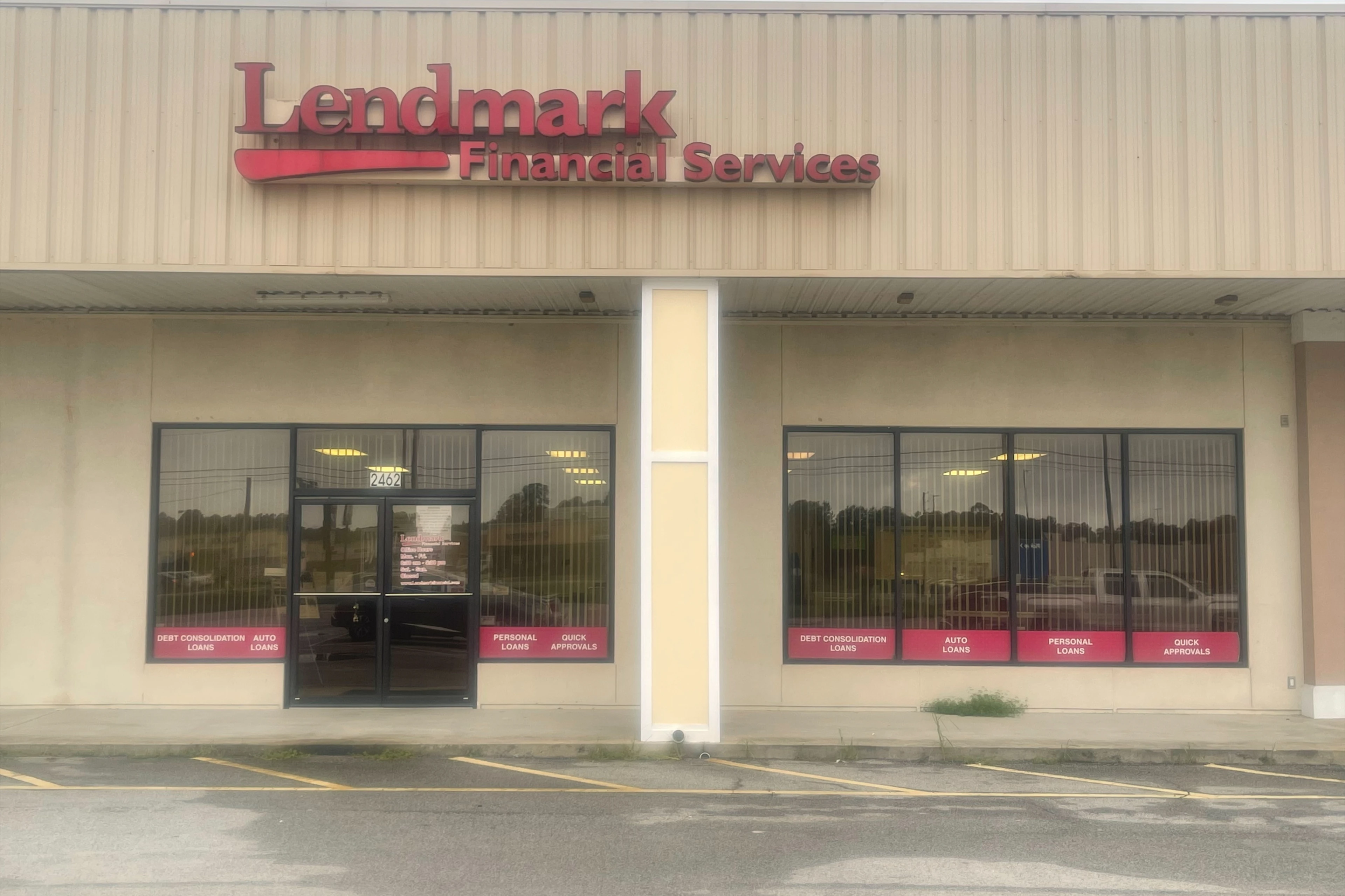 Exterior view of the branch location.