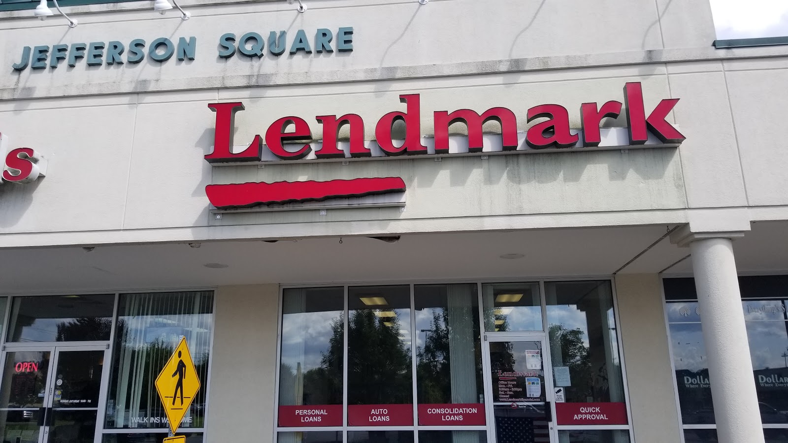 Exterior view of the branch location.