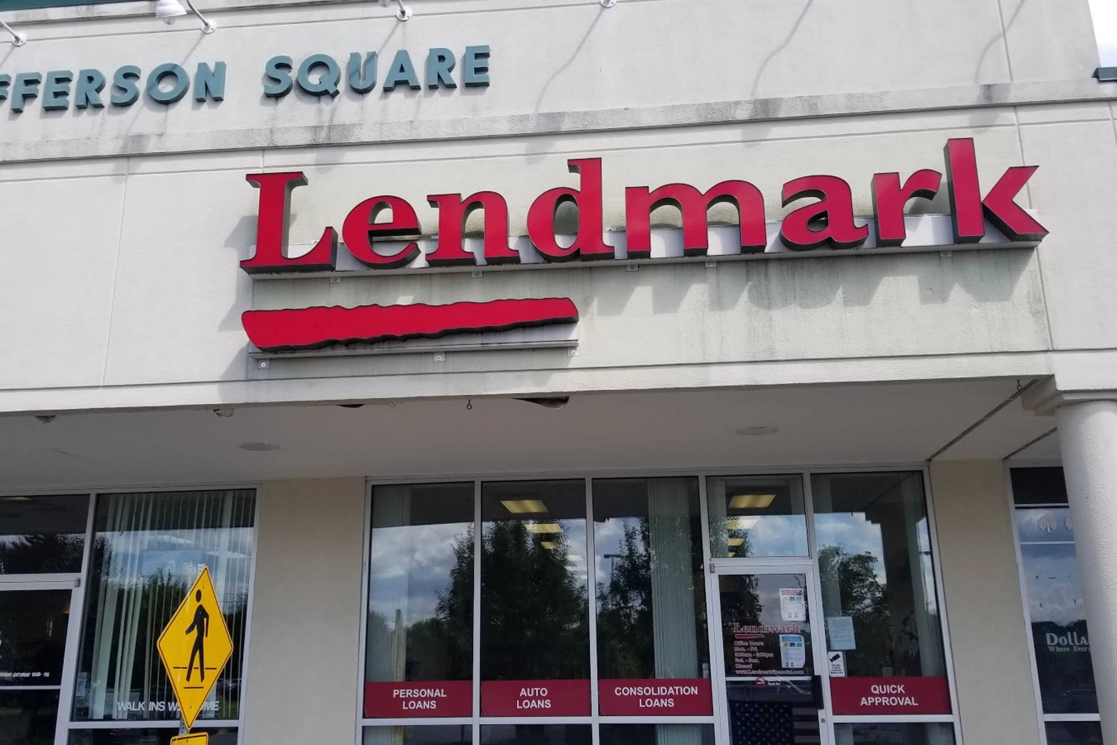 Exterior view of the branch location.