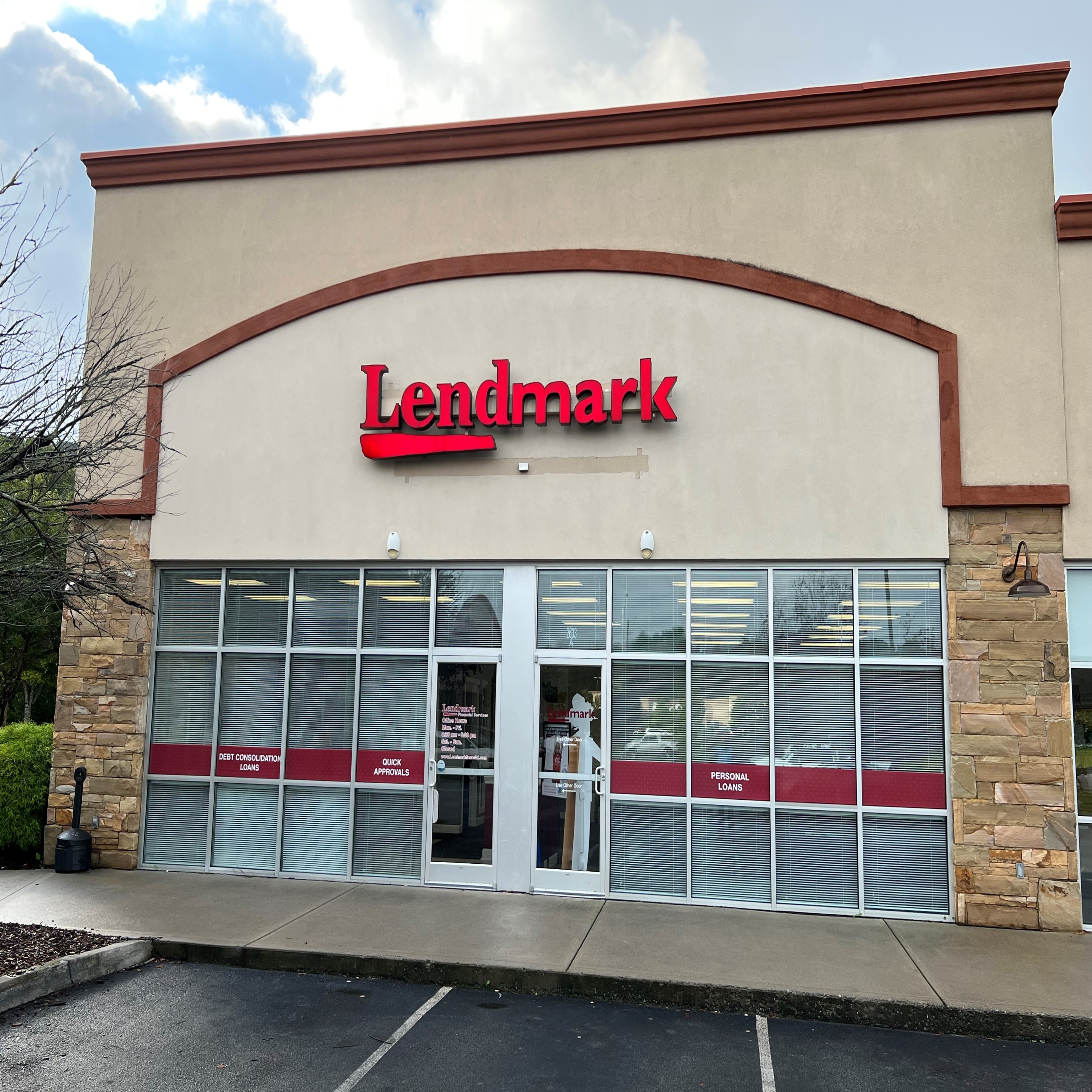 Exterior view of the branch location.