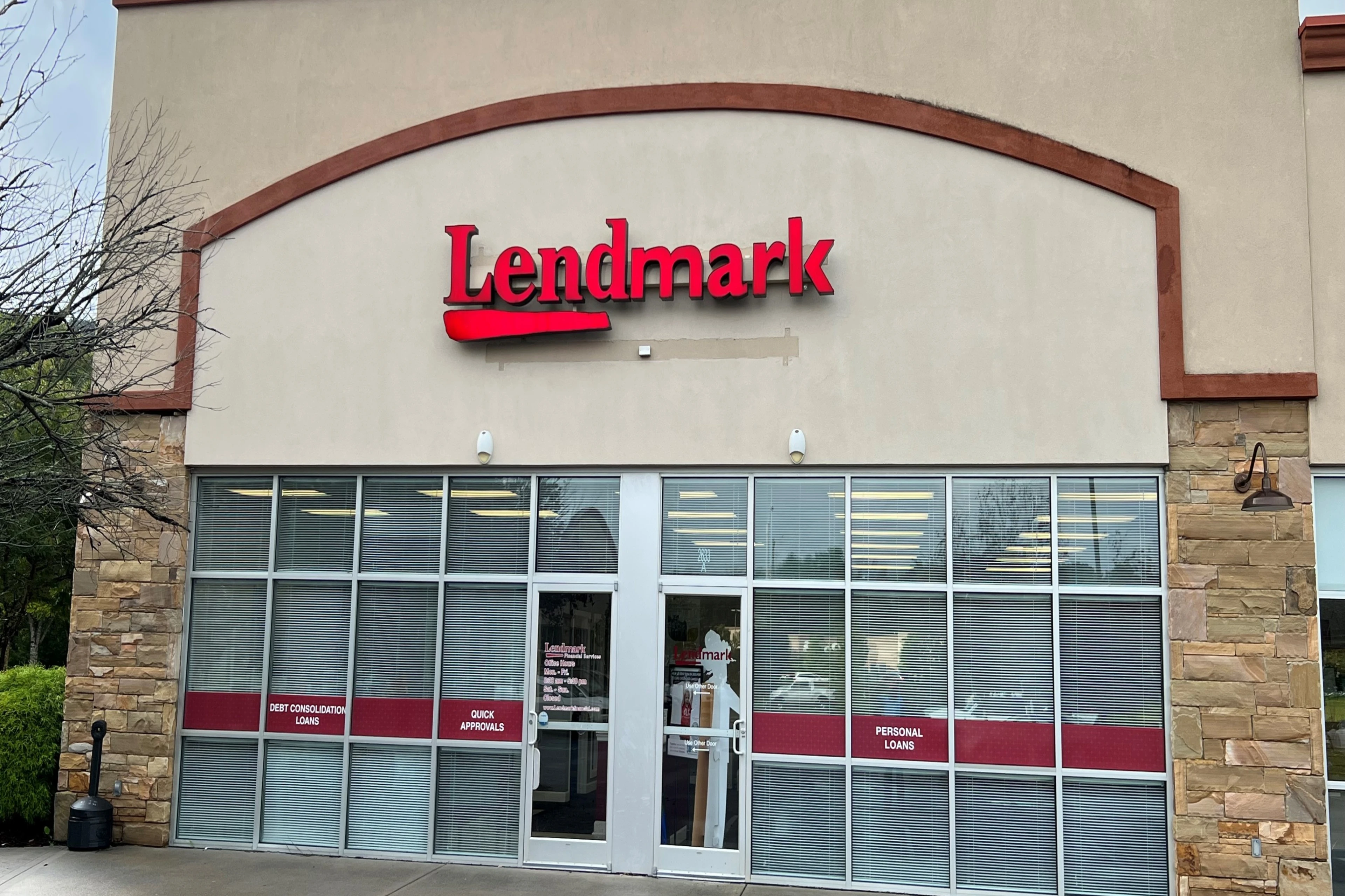 Exterior view of the branch location.