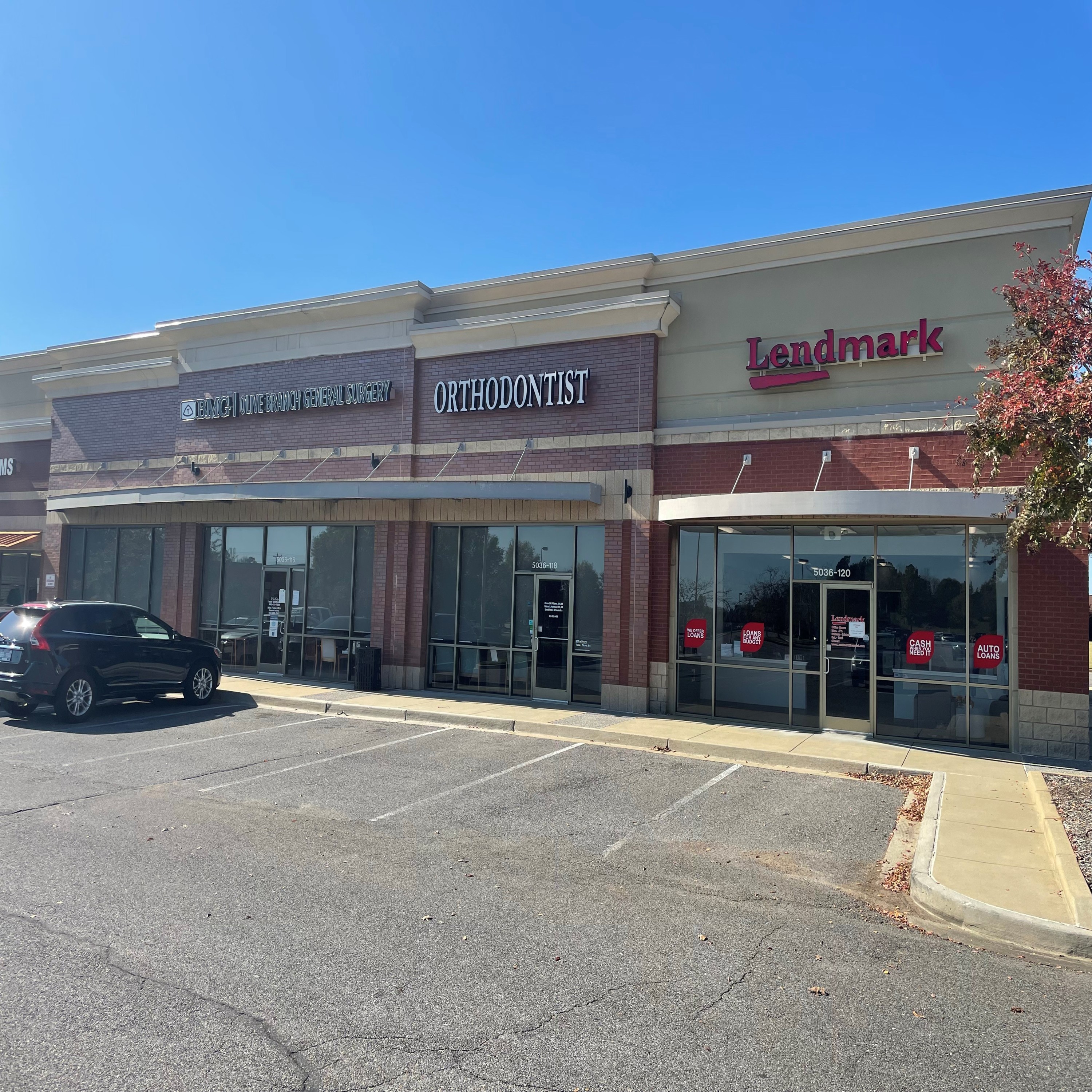 Exterior view of the branch location.