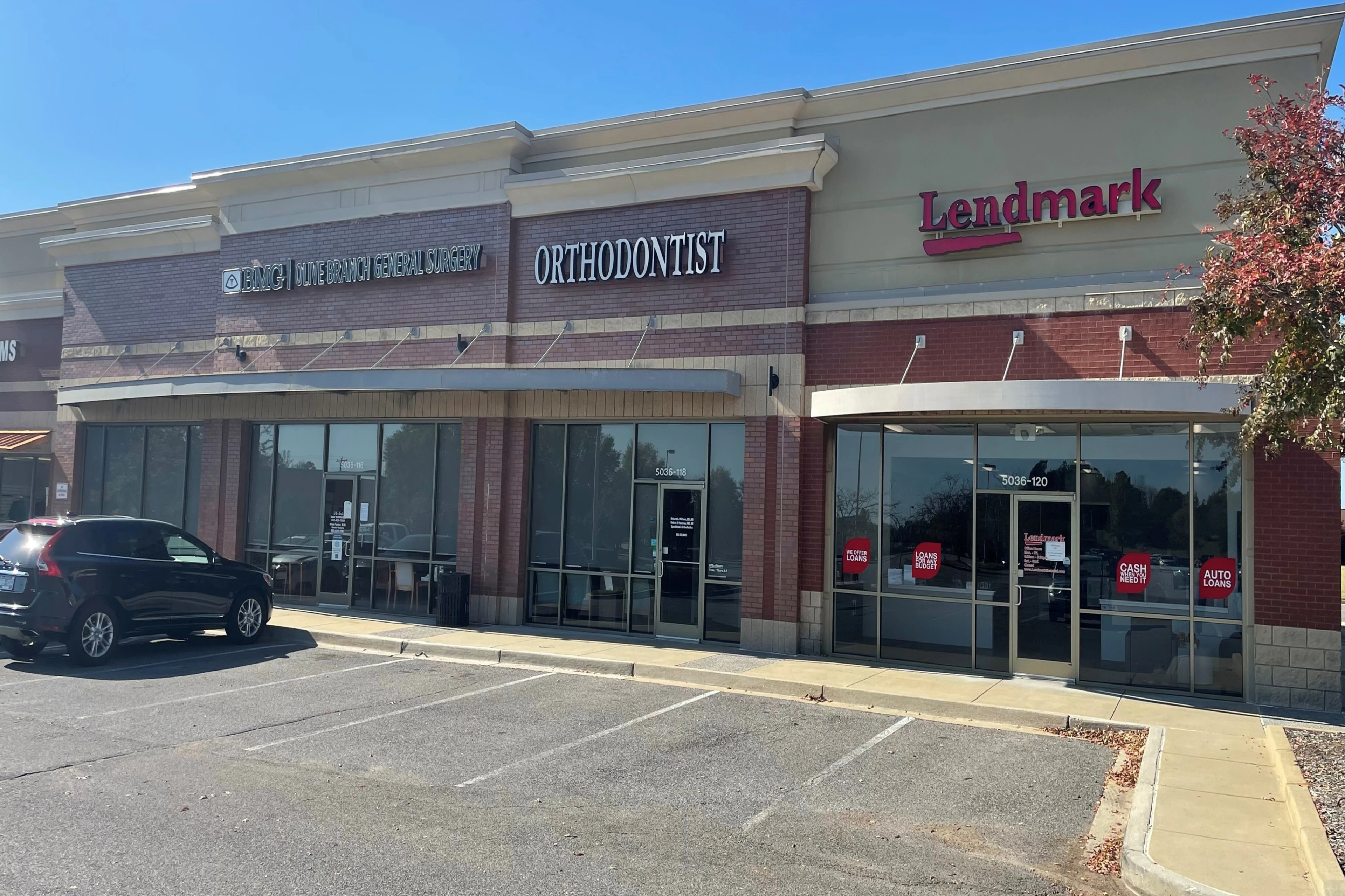 Exterior view of the branch location.