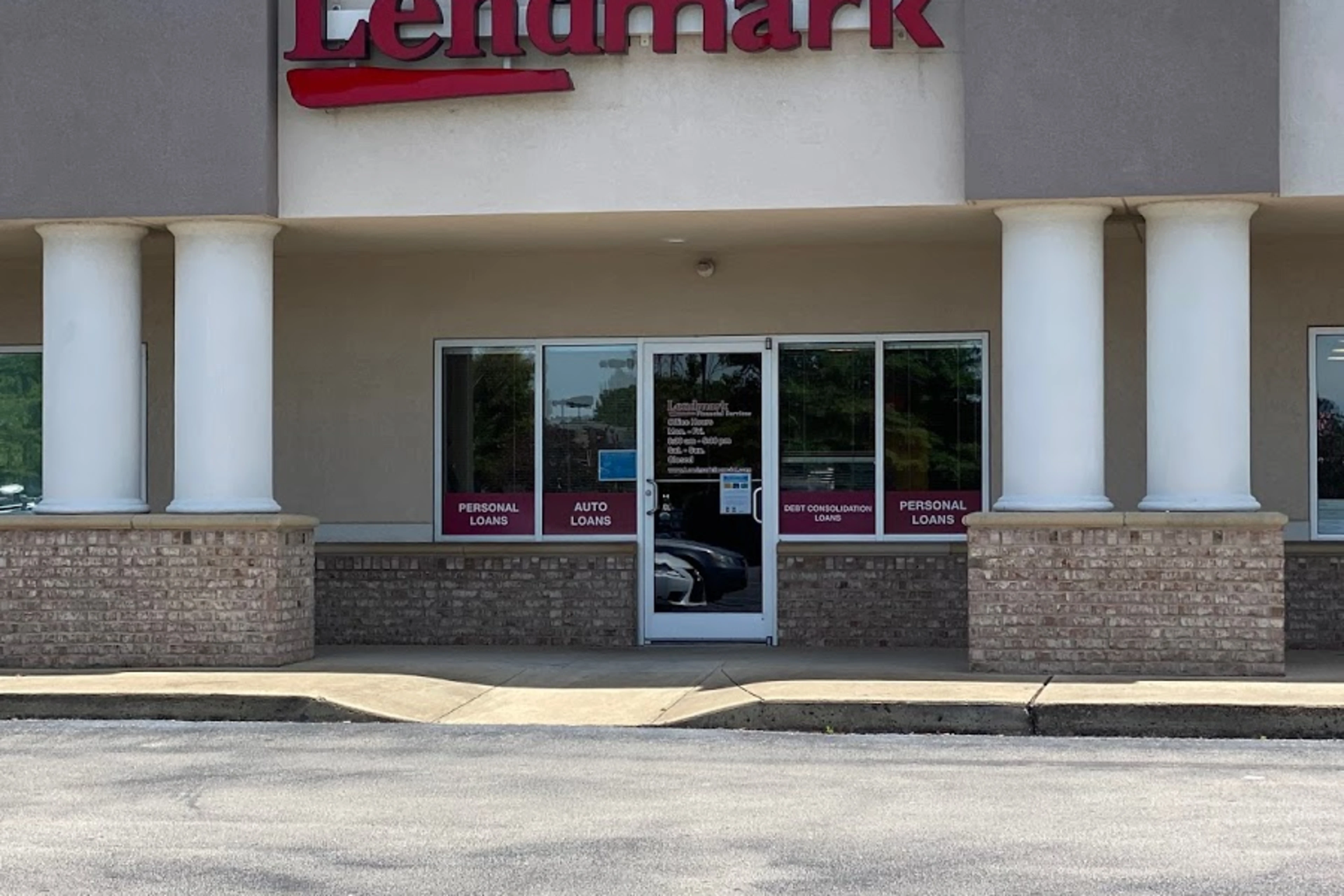 Exterior view of the branch location.