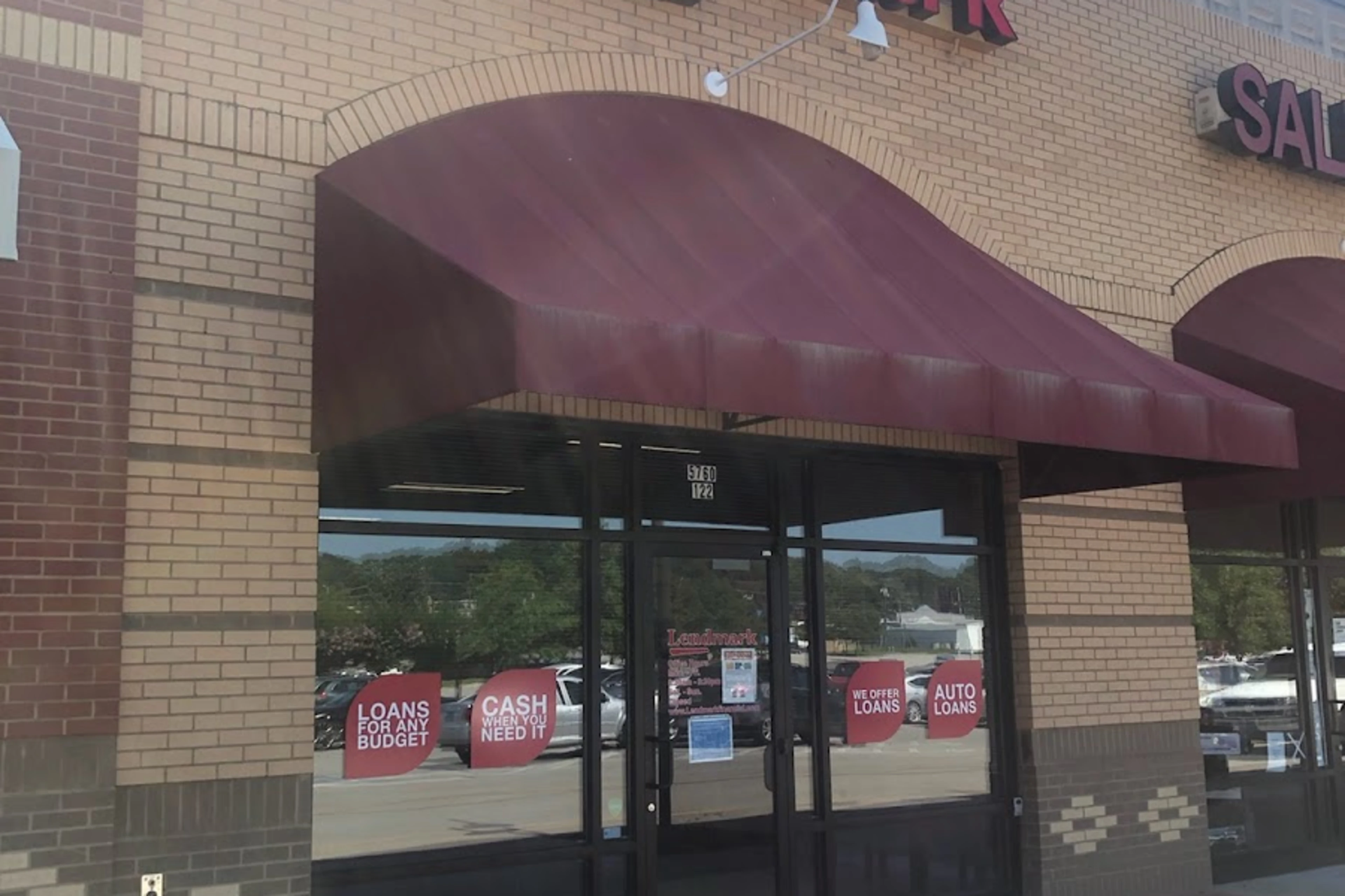 Exterior view of the branch location.