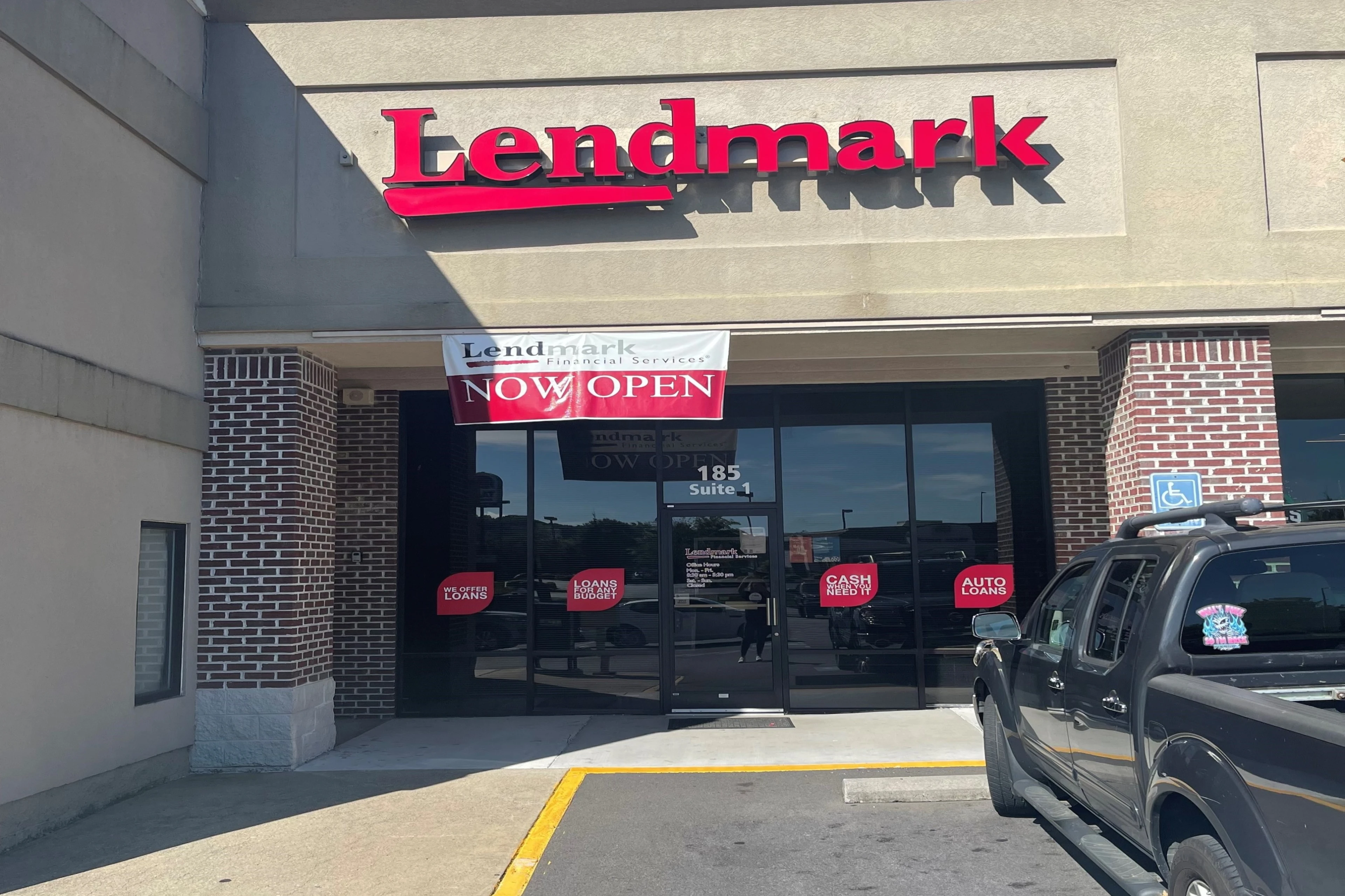 Exterior view of the branch location.