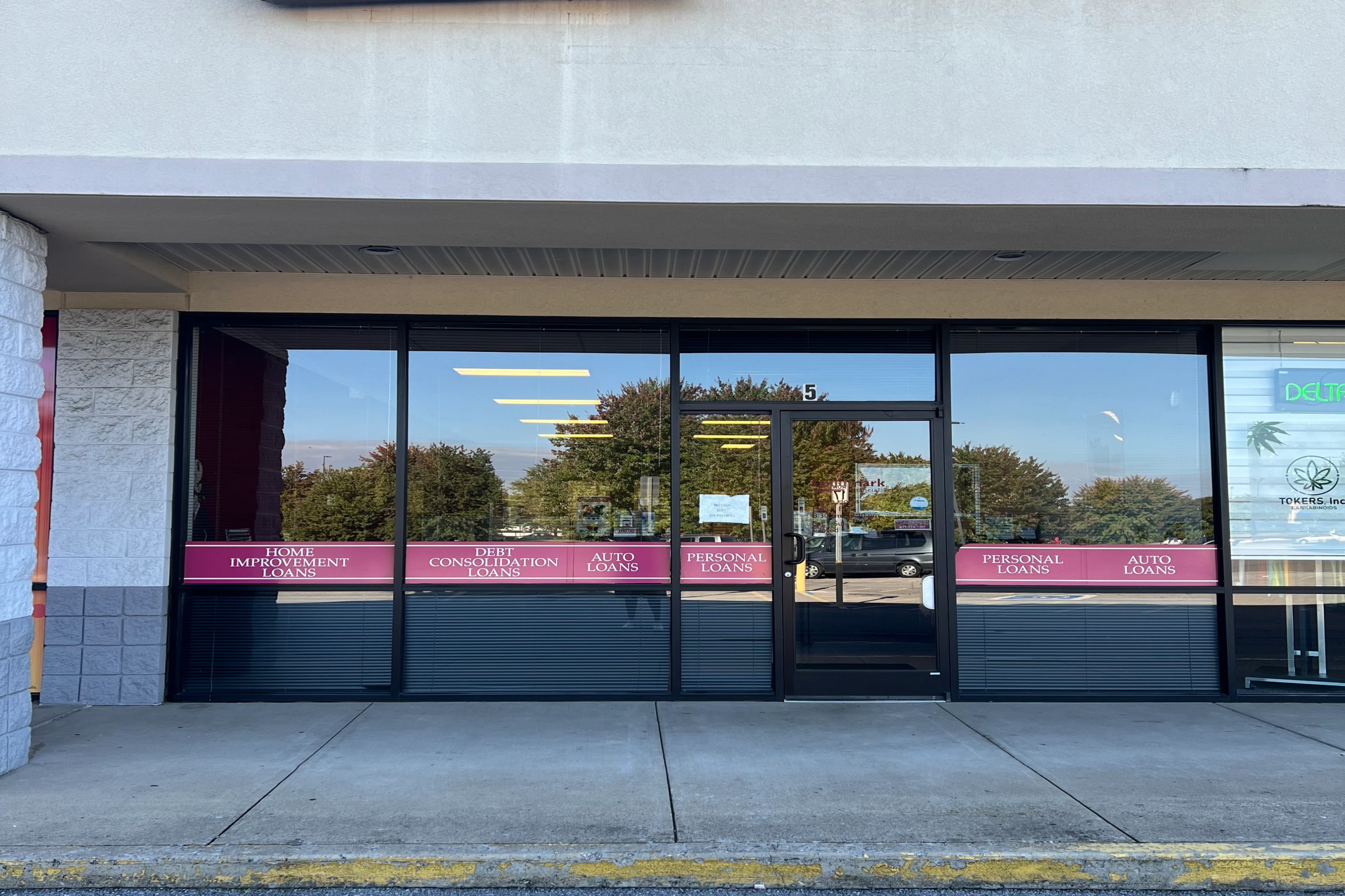 Exterior view of the branch location.