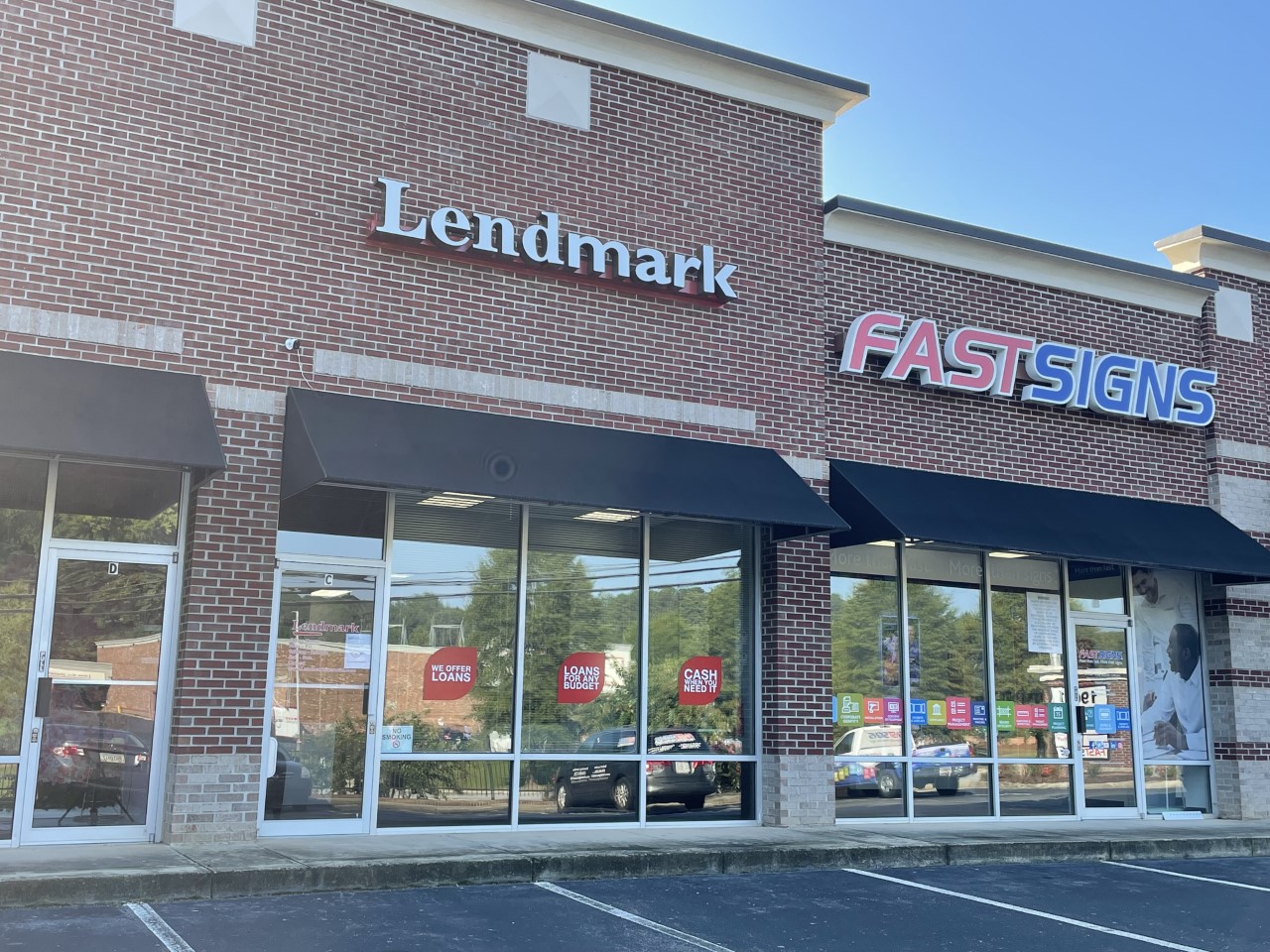 Exterior view of the branch location.