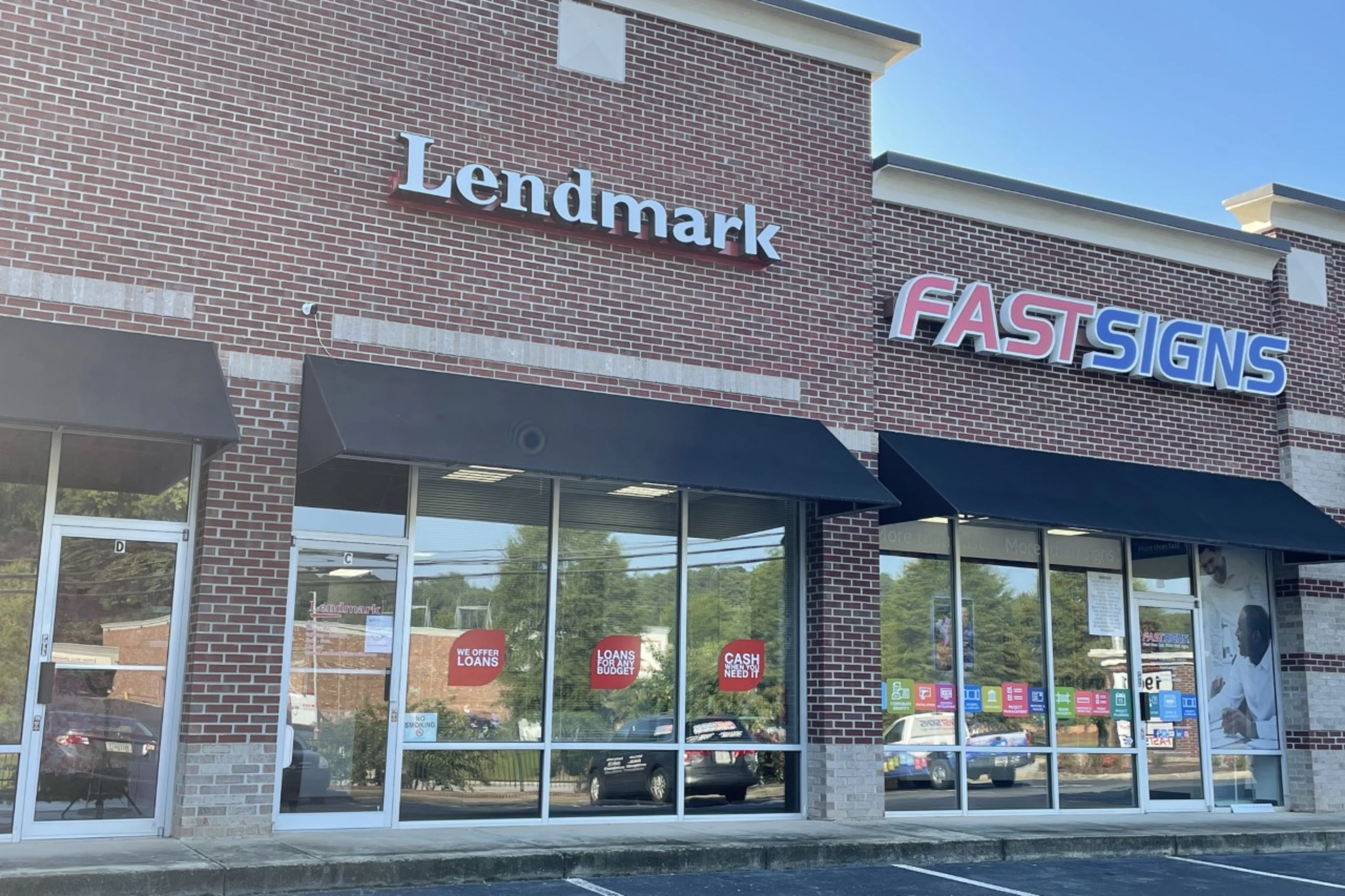Exterior view of the branch location.