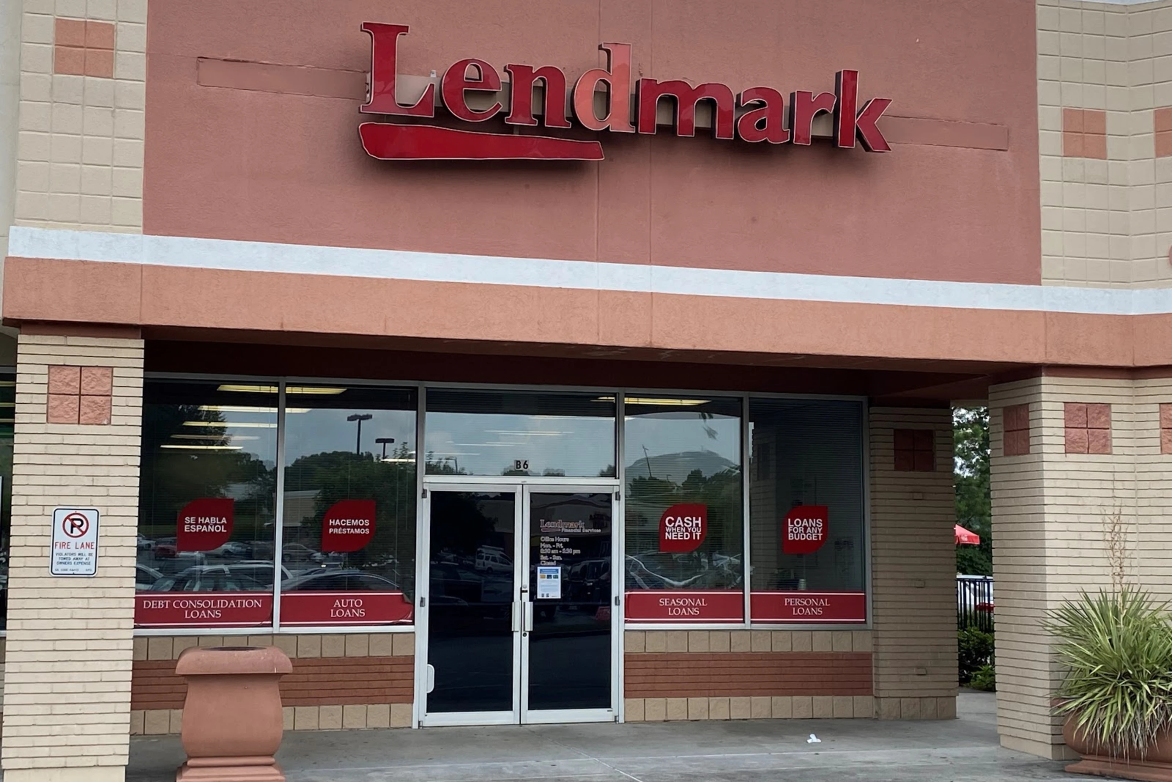 Exterior view of the branch location.
