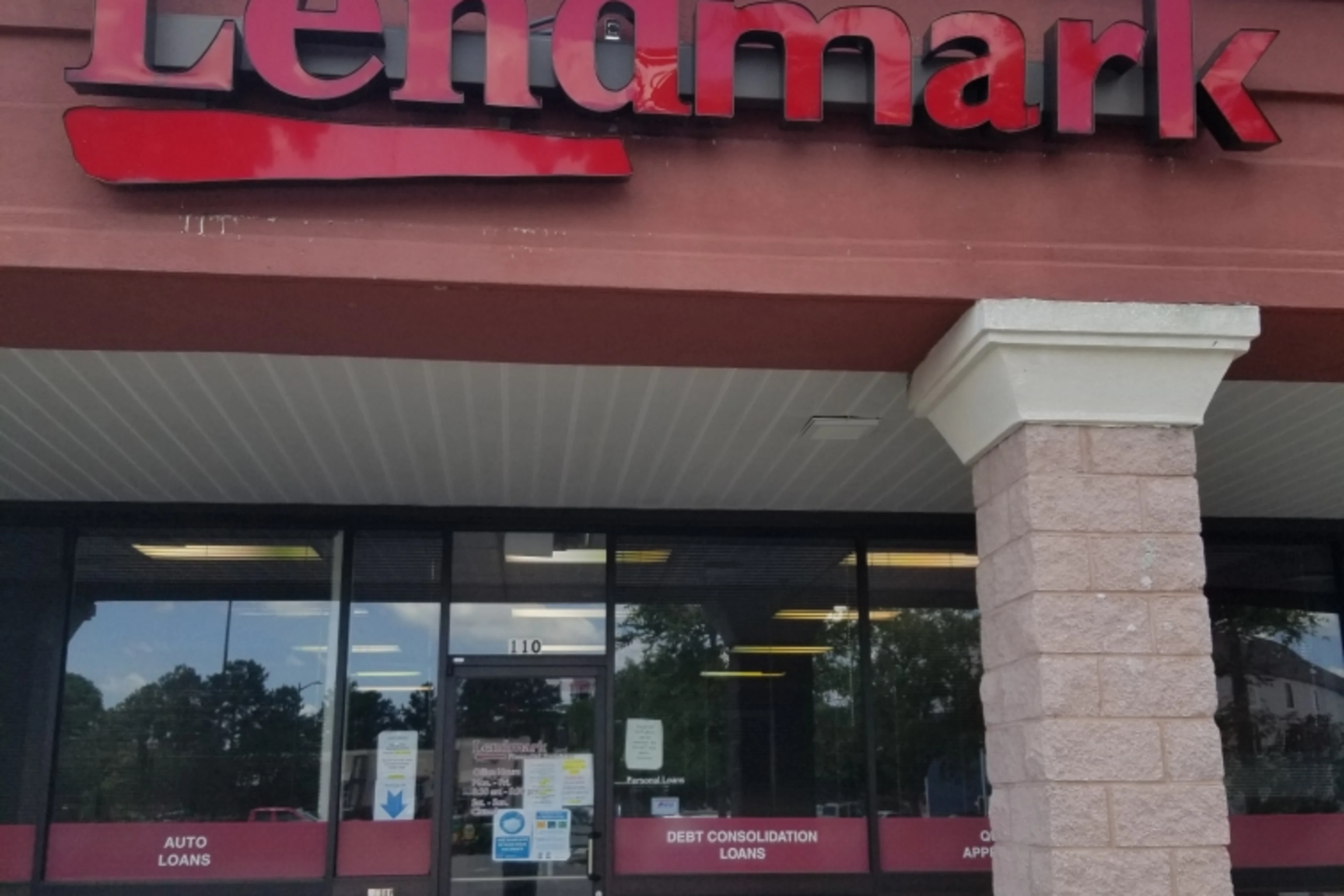 Exterior view of the branch location.