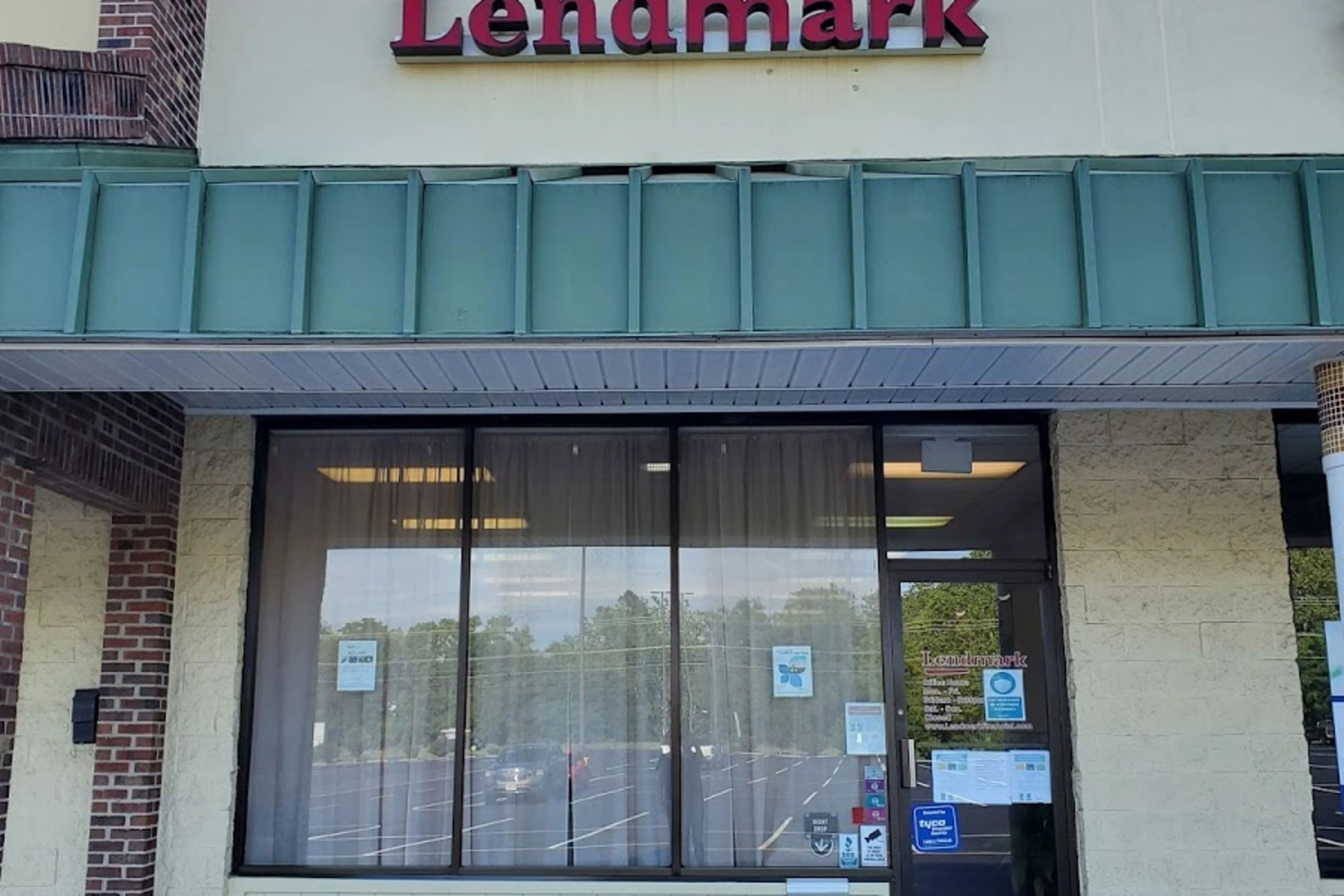 Exterior view of the branch location.