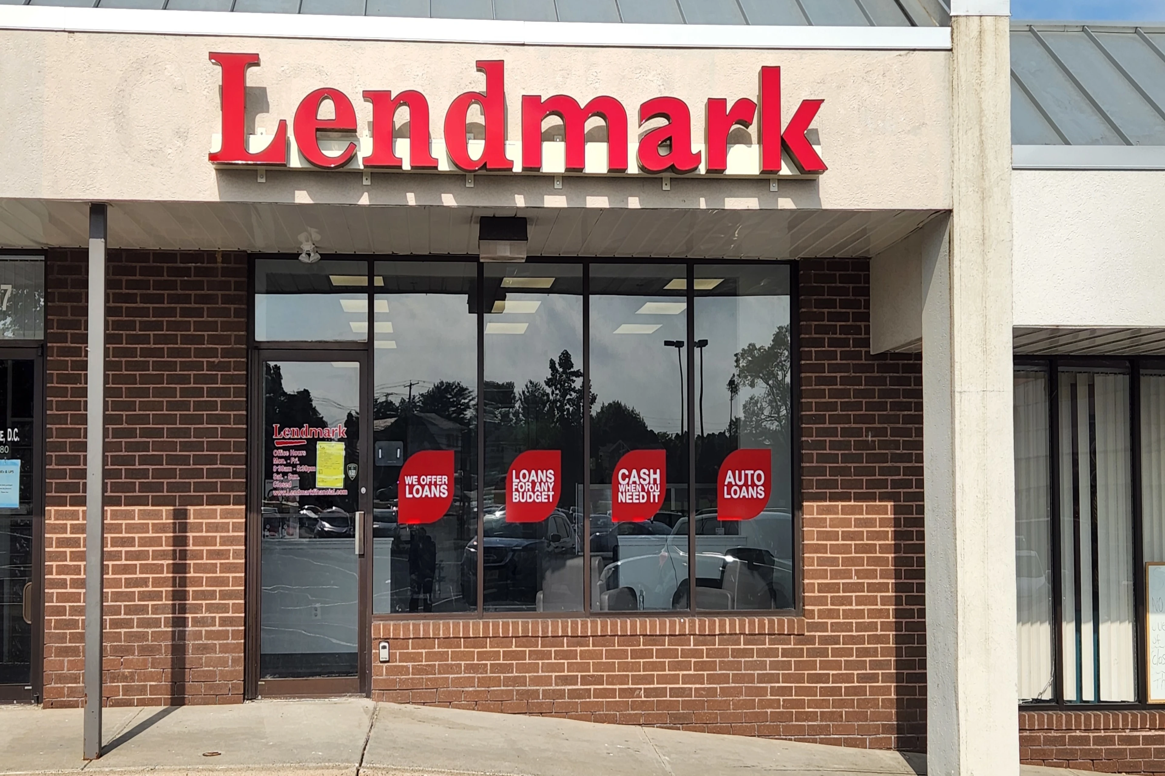 Exterior view of the branch location.