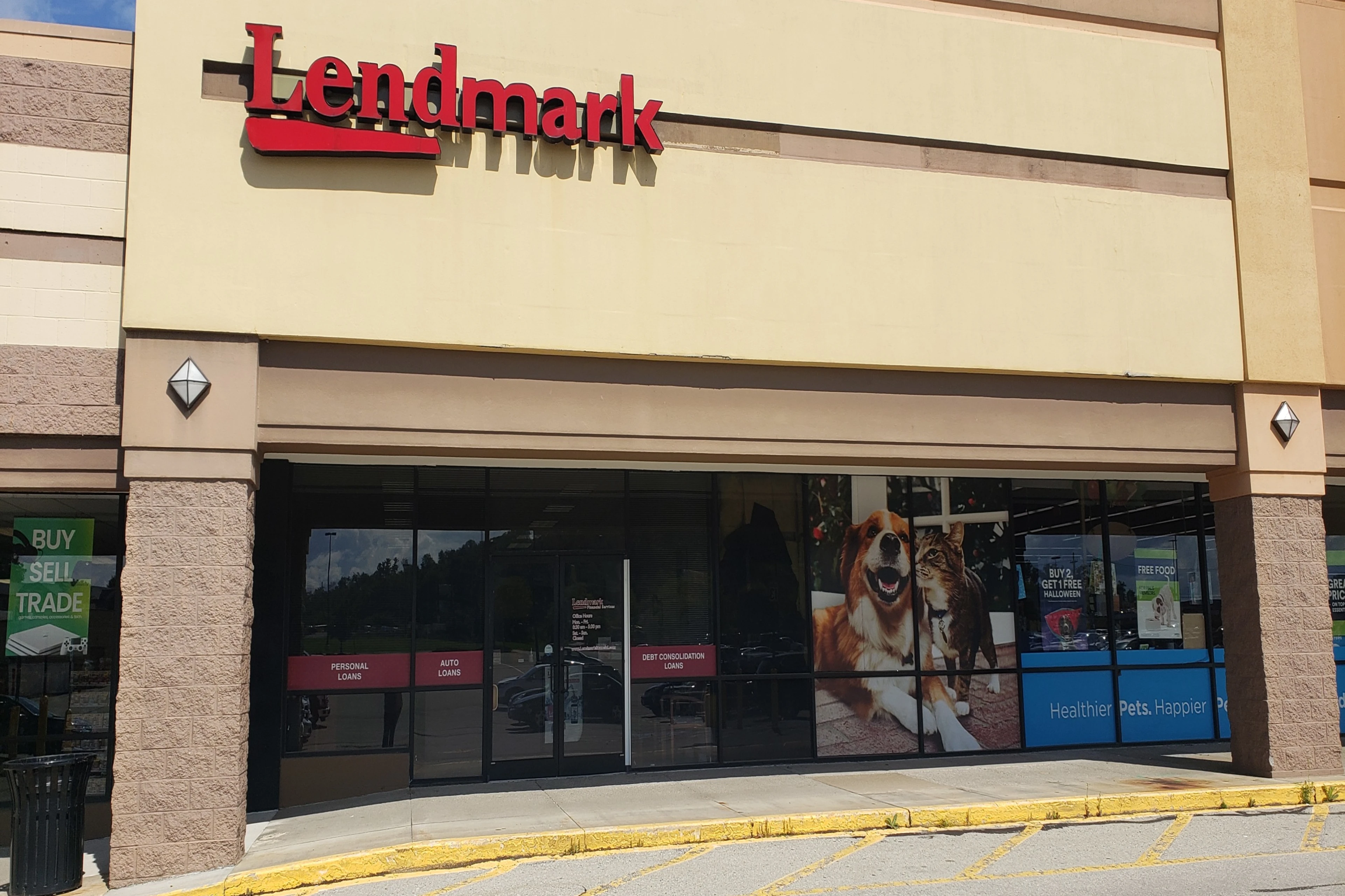 Exterior view of the branch location.