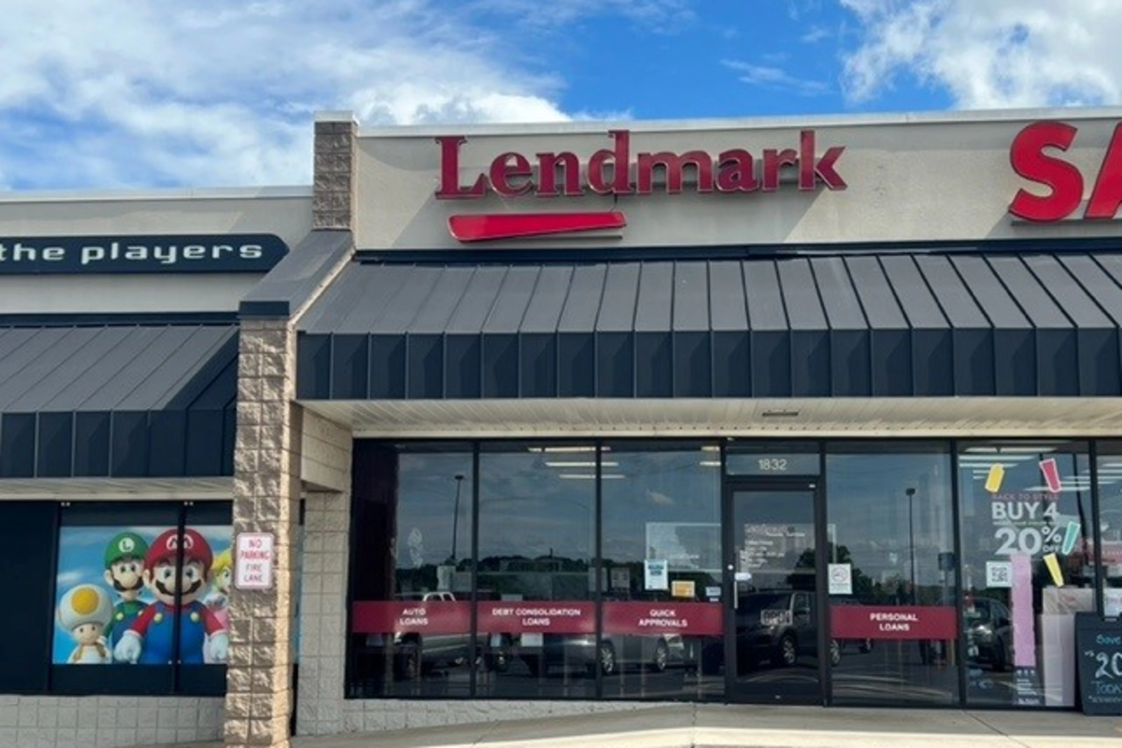 Exterior view of the branch location.