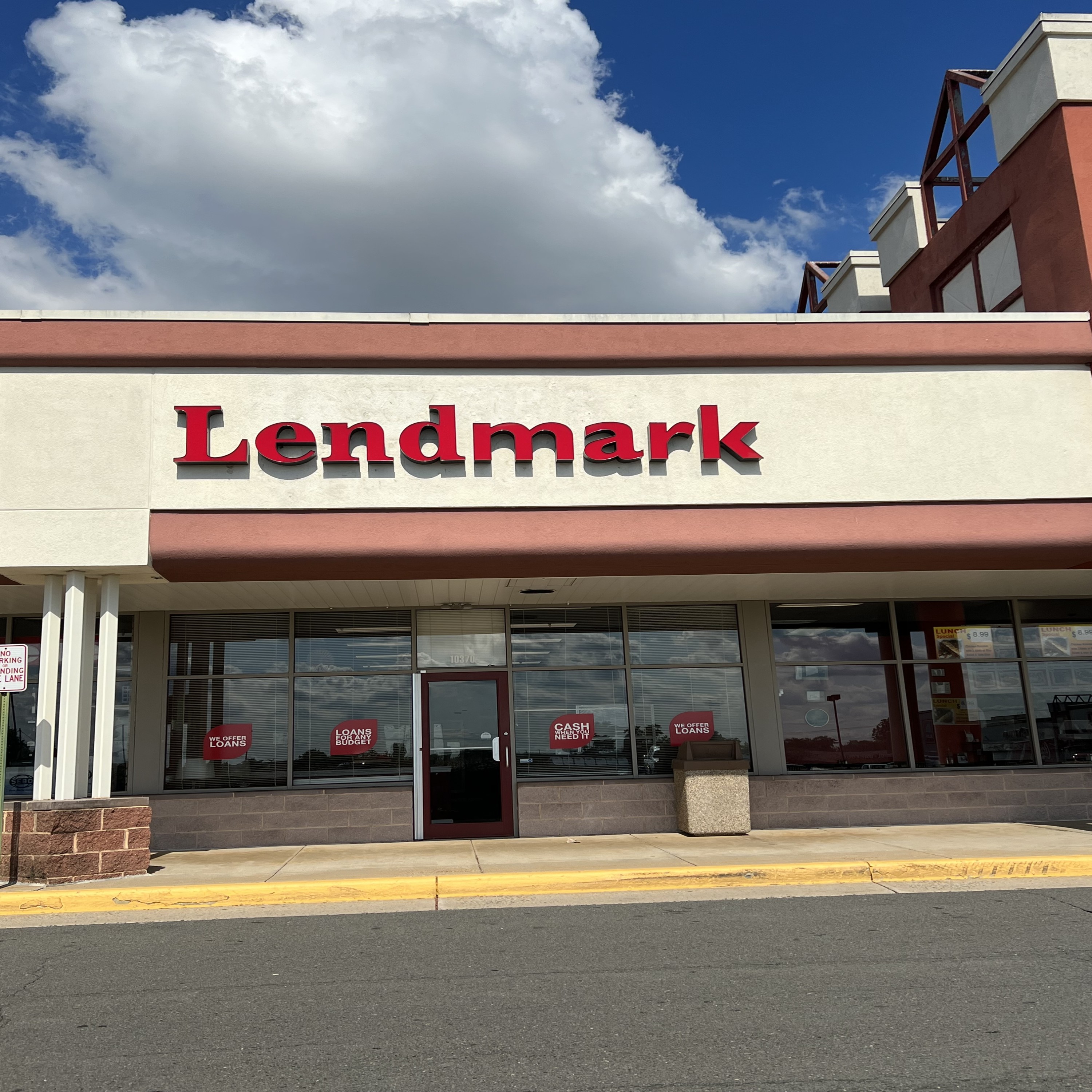 Exterior view of the branch location.
