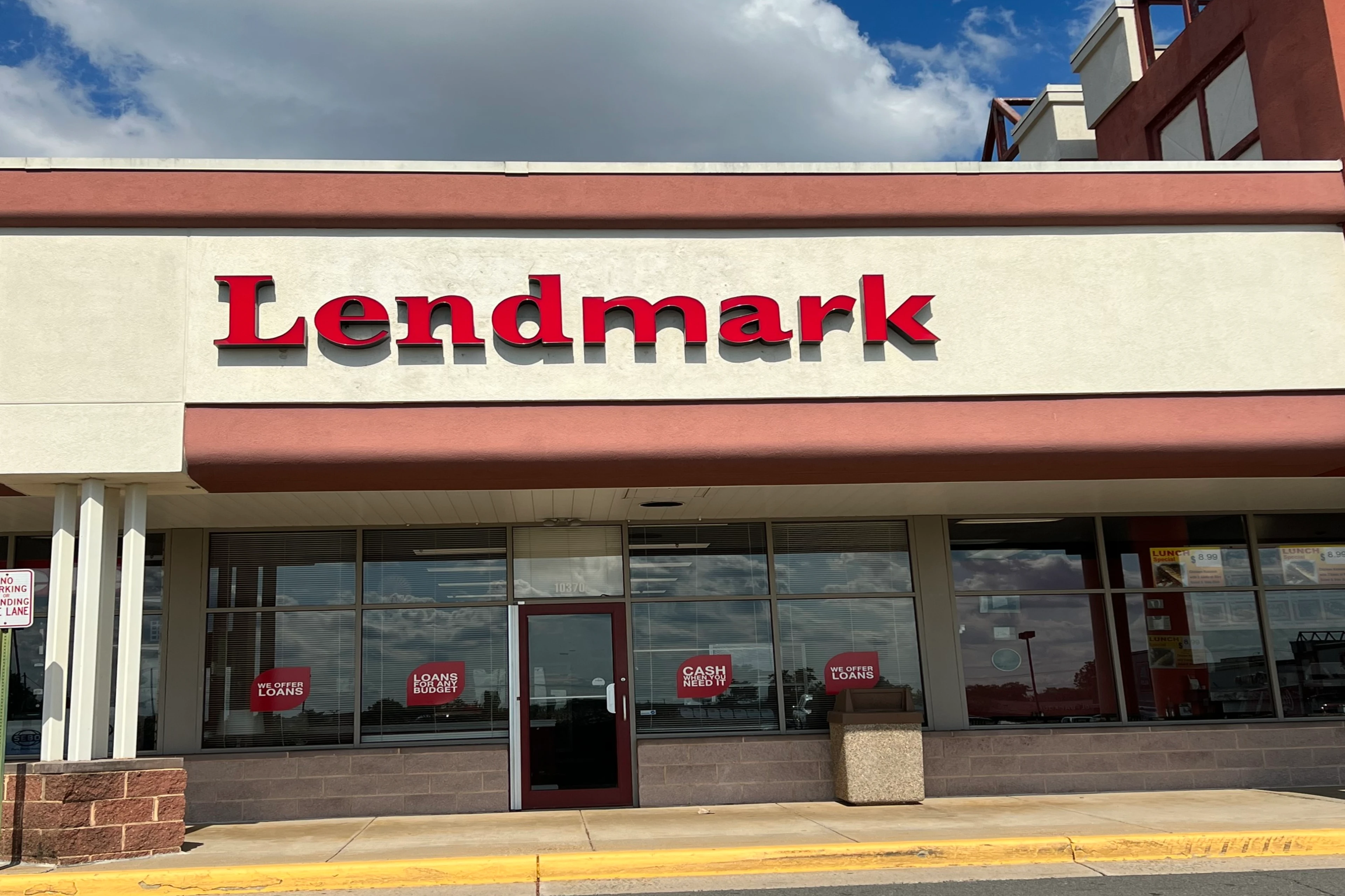Exterior view of the branch location.