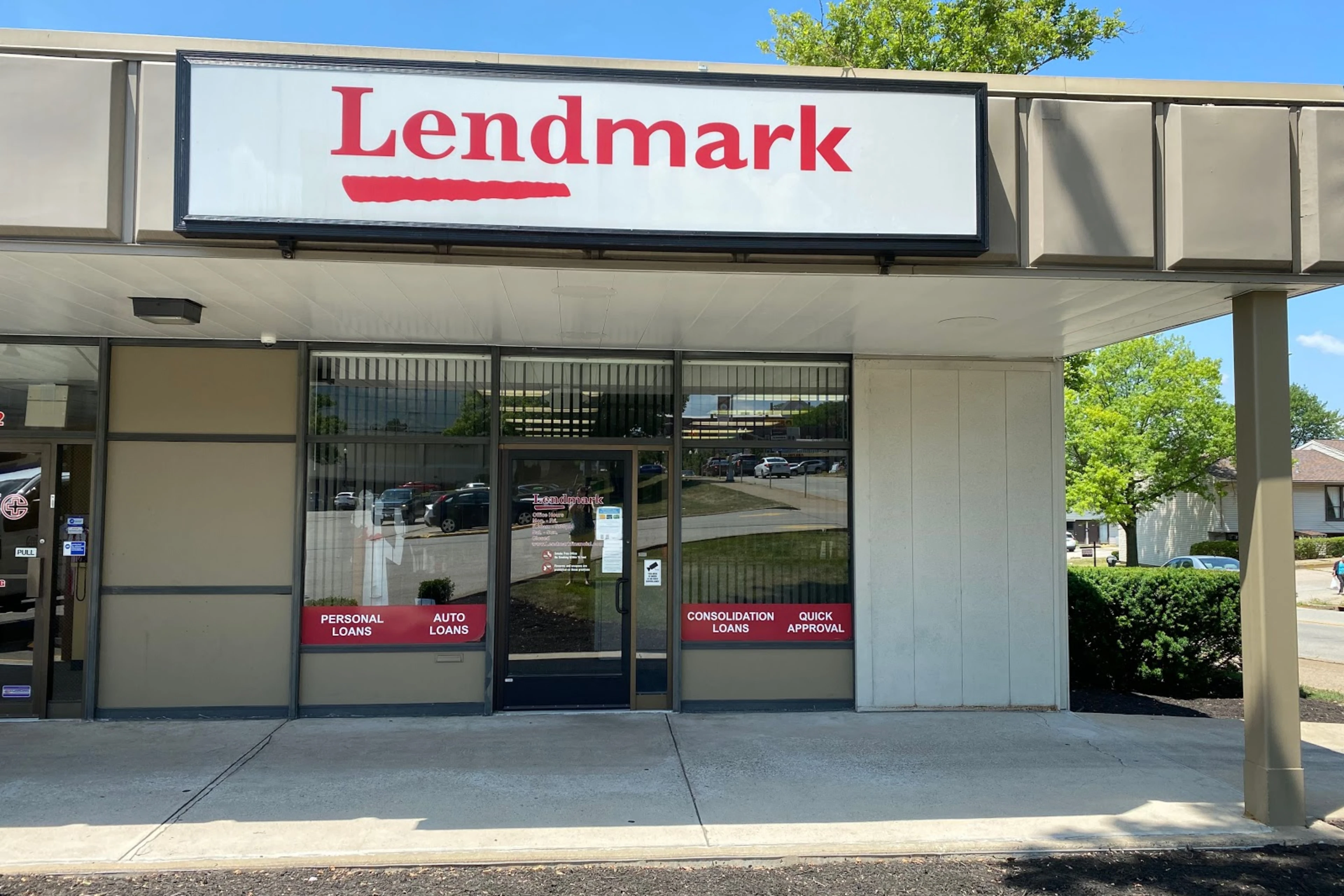 Exterior view of the branch location.