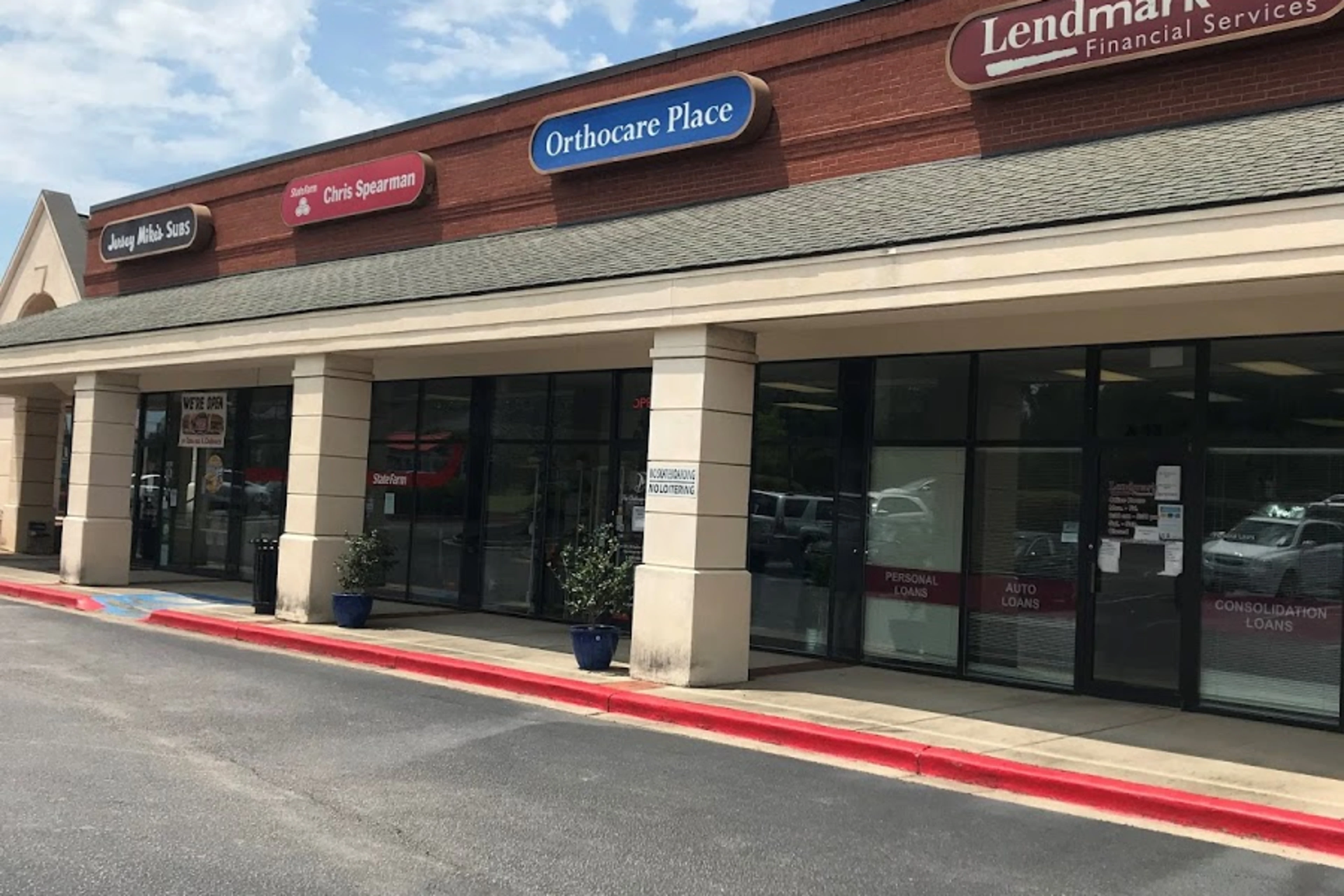 Exterior view of the branch location.